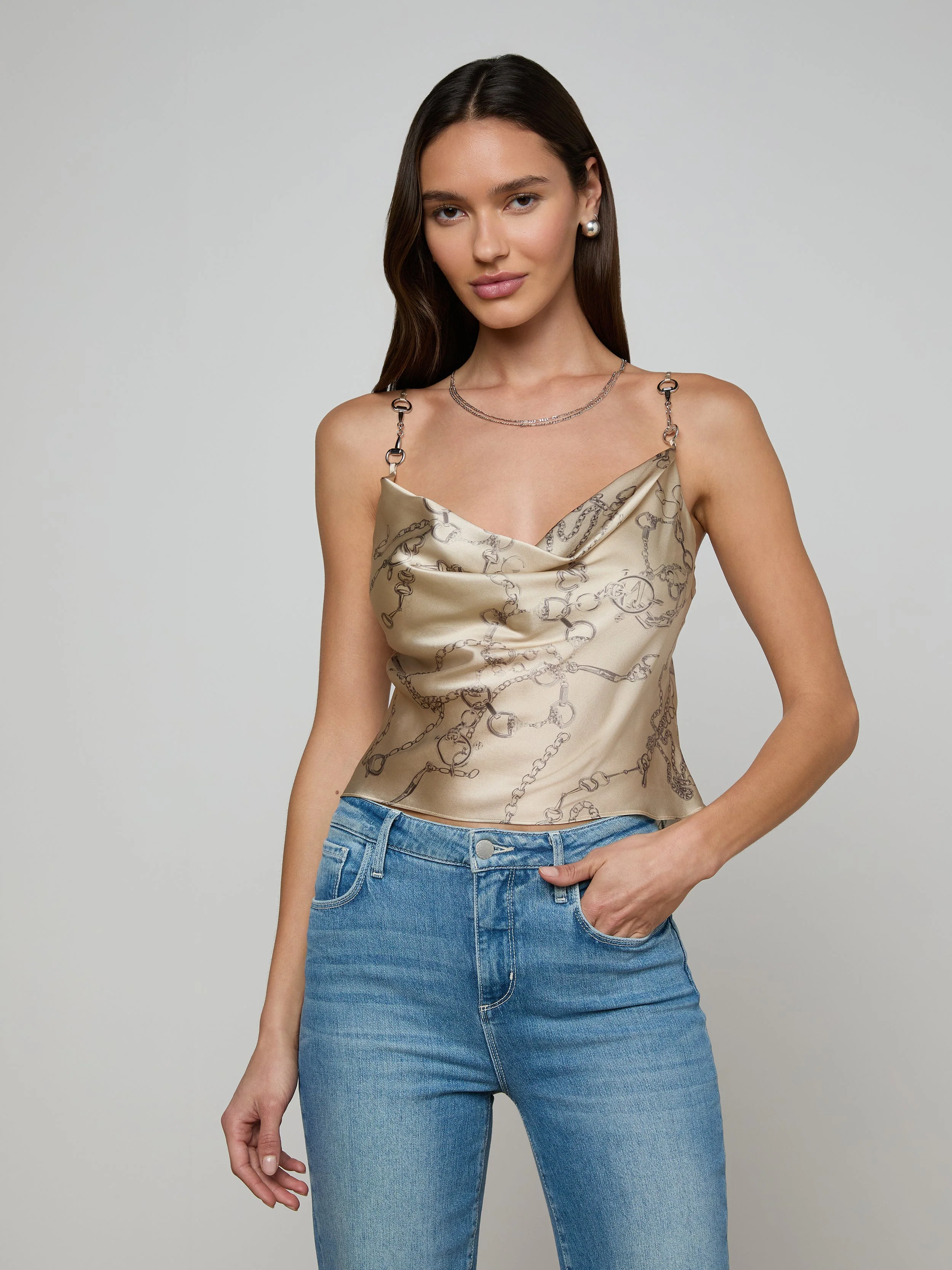L'AGENCE - Calista Silk Camisole
