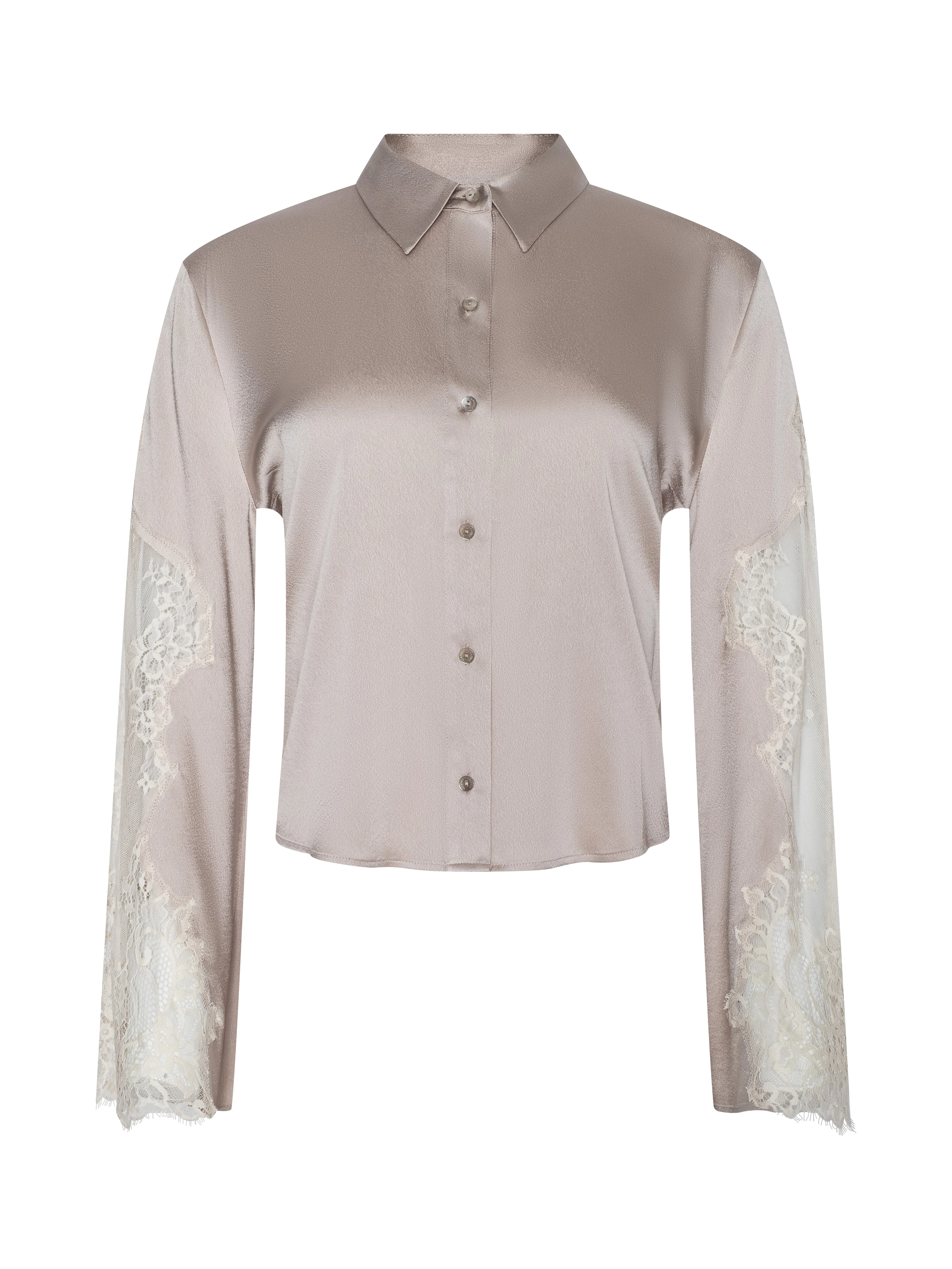 L'AGENCE - Capri Lace Sleeve Blouse - Image 7