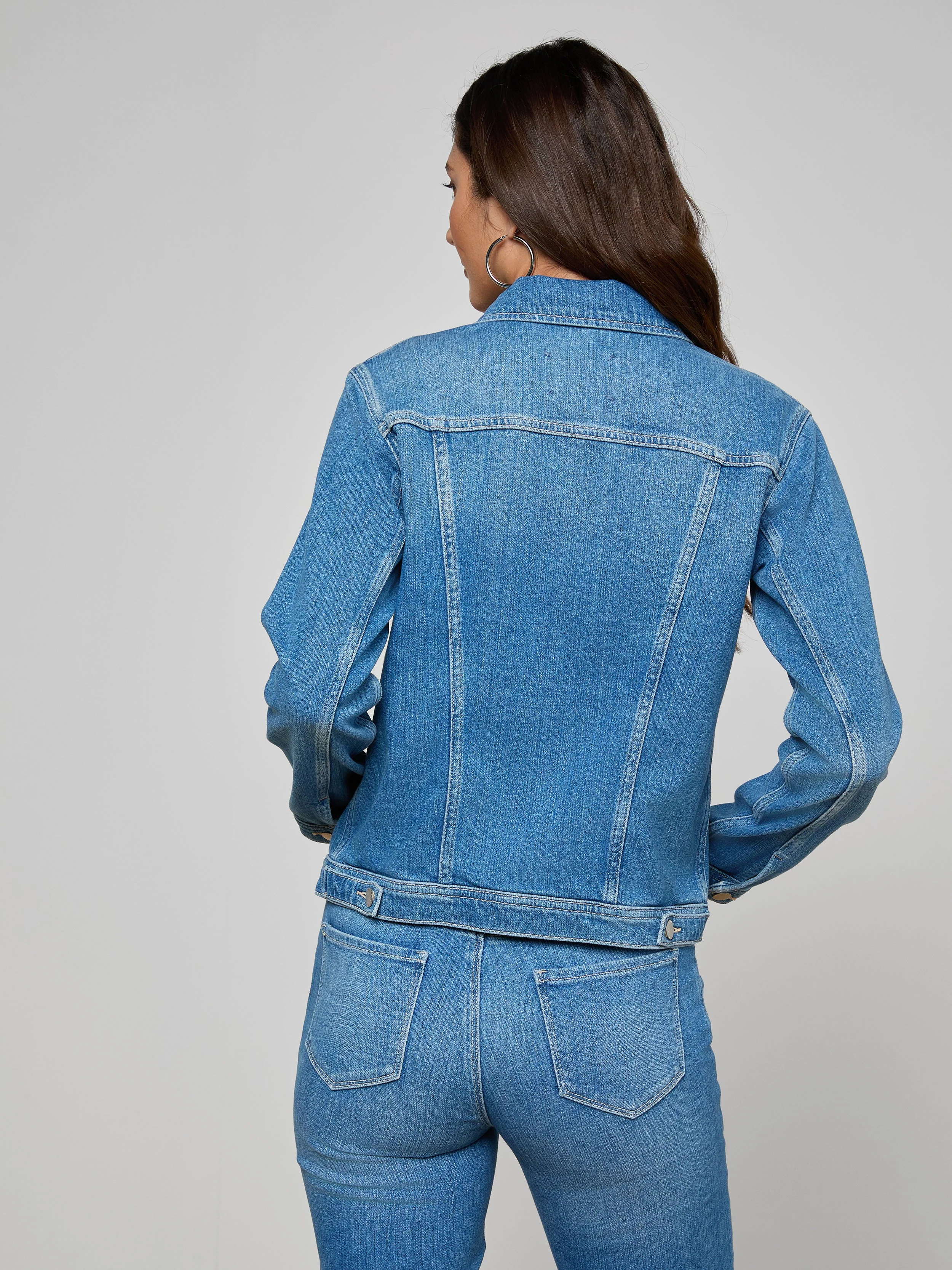 L'AGENCE - Celine Jean Jacket - Image 5