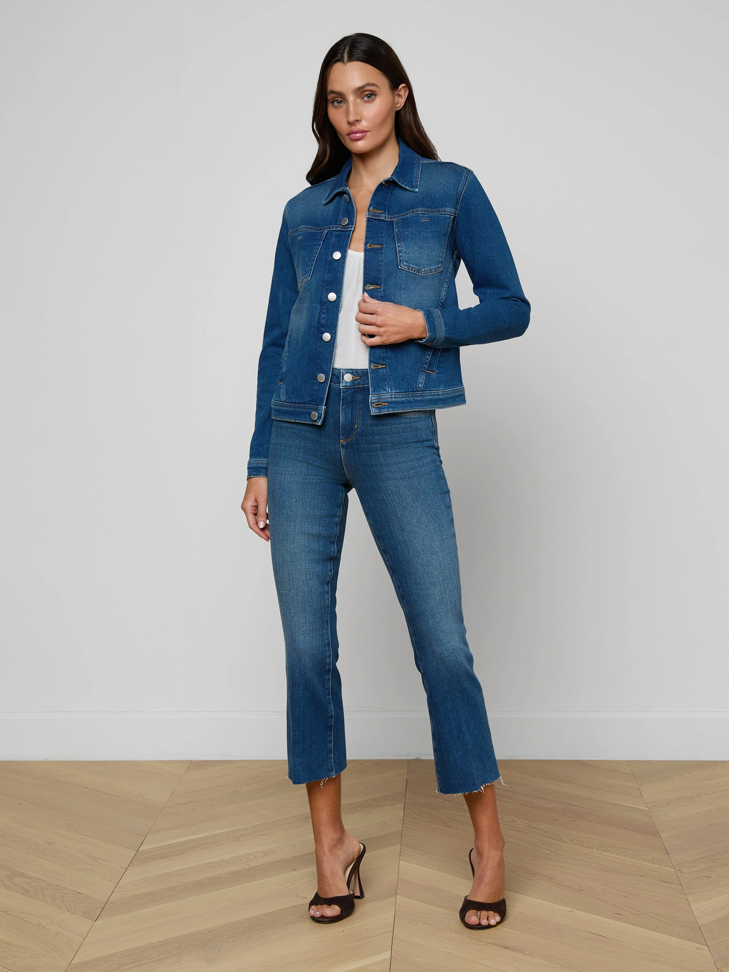 L'AGENCE - Celine Jean Jacket - Image 3