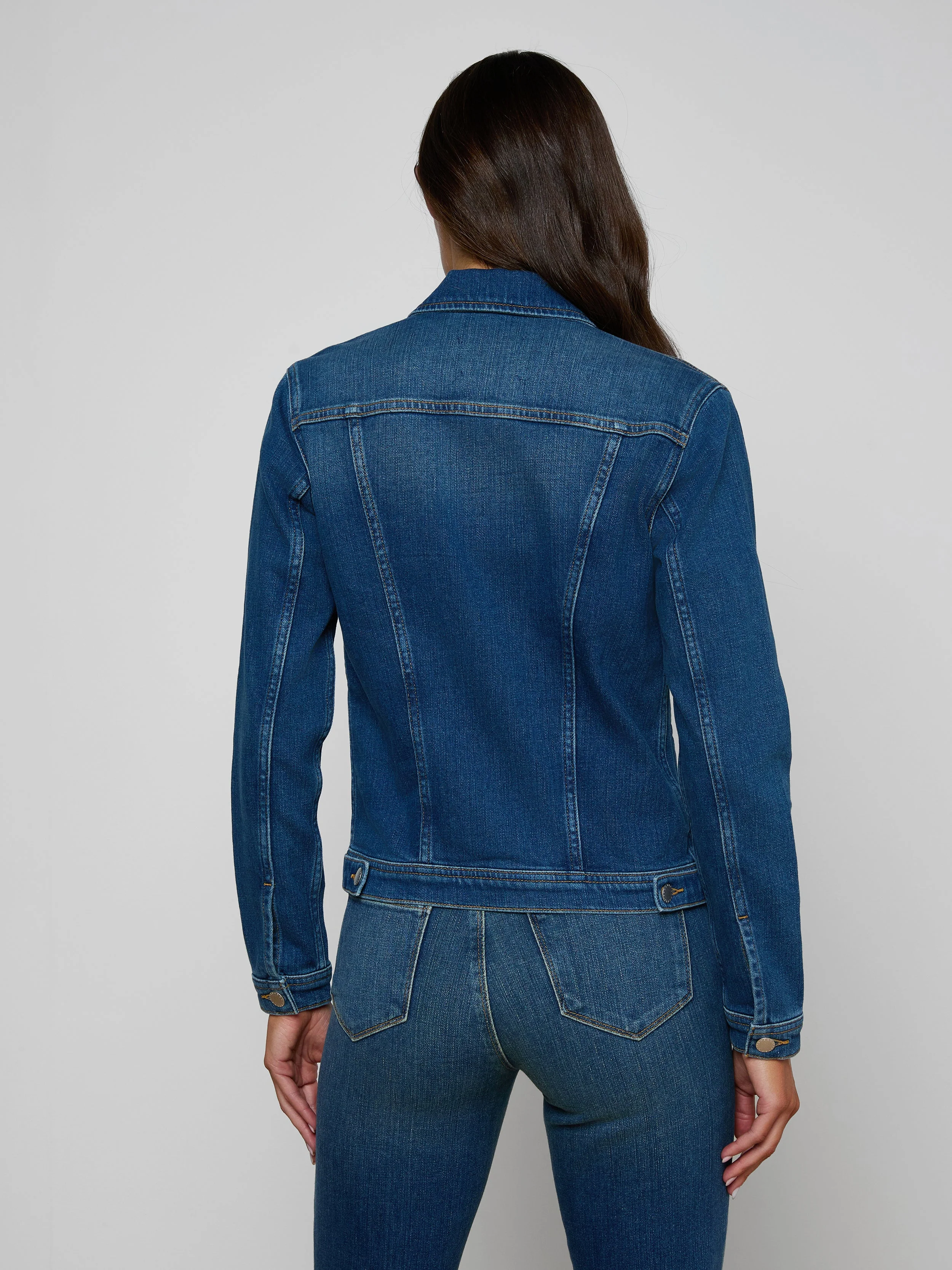 L'AGENCE - Celine Jean Jacket - Image 4