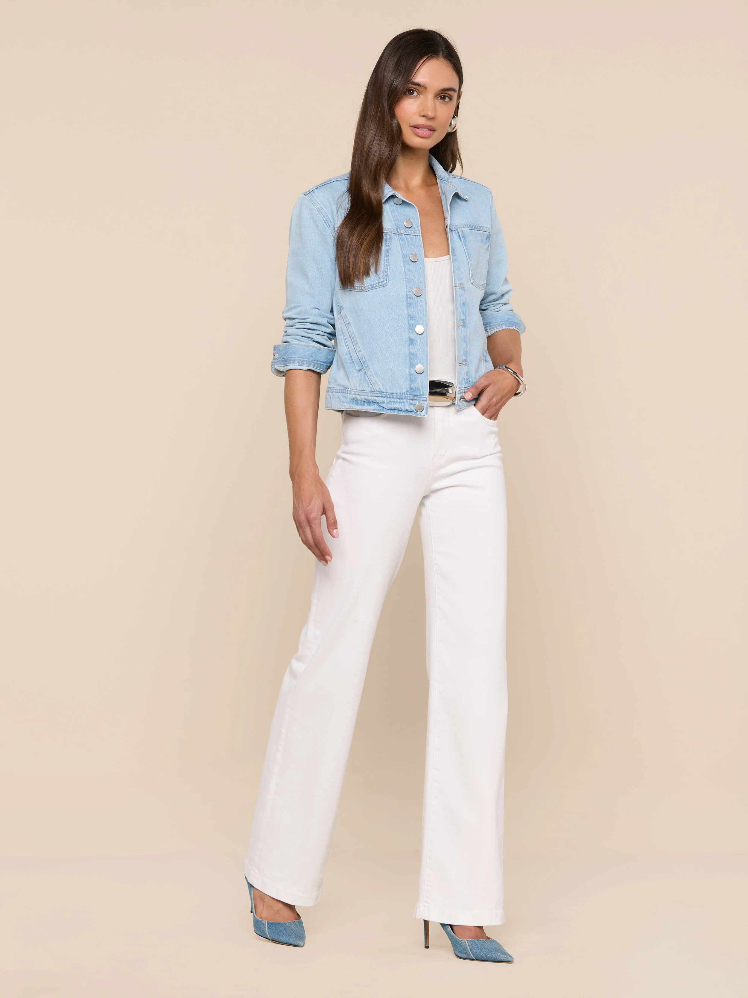 L'AGENCE - Celine Jean Jacket - Image 4
