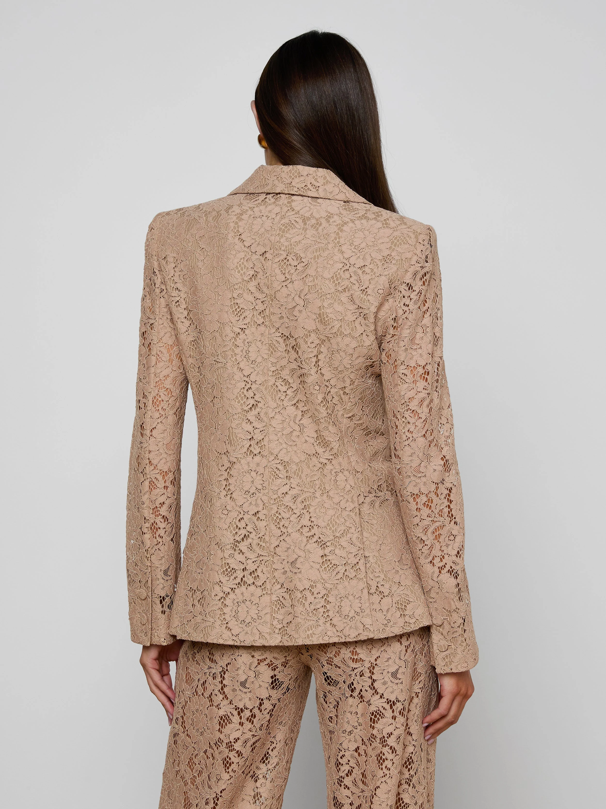 L'AGENCE - Chamberlain Lace Blazer - Image 4