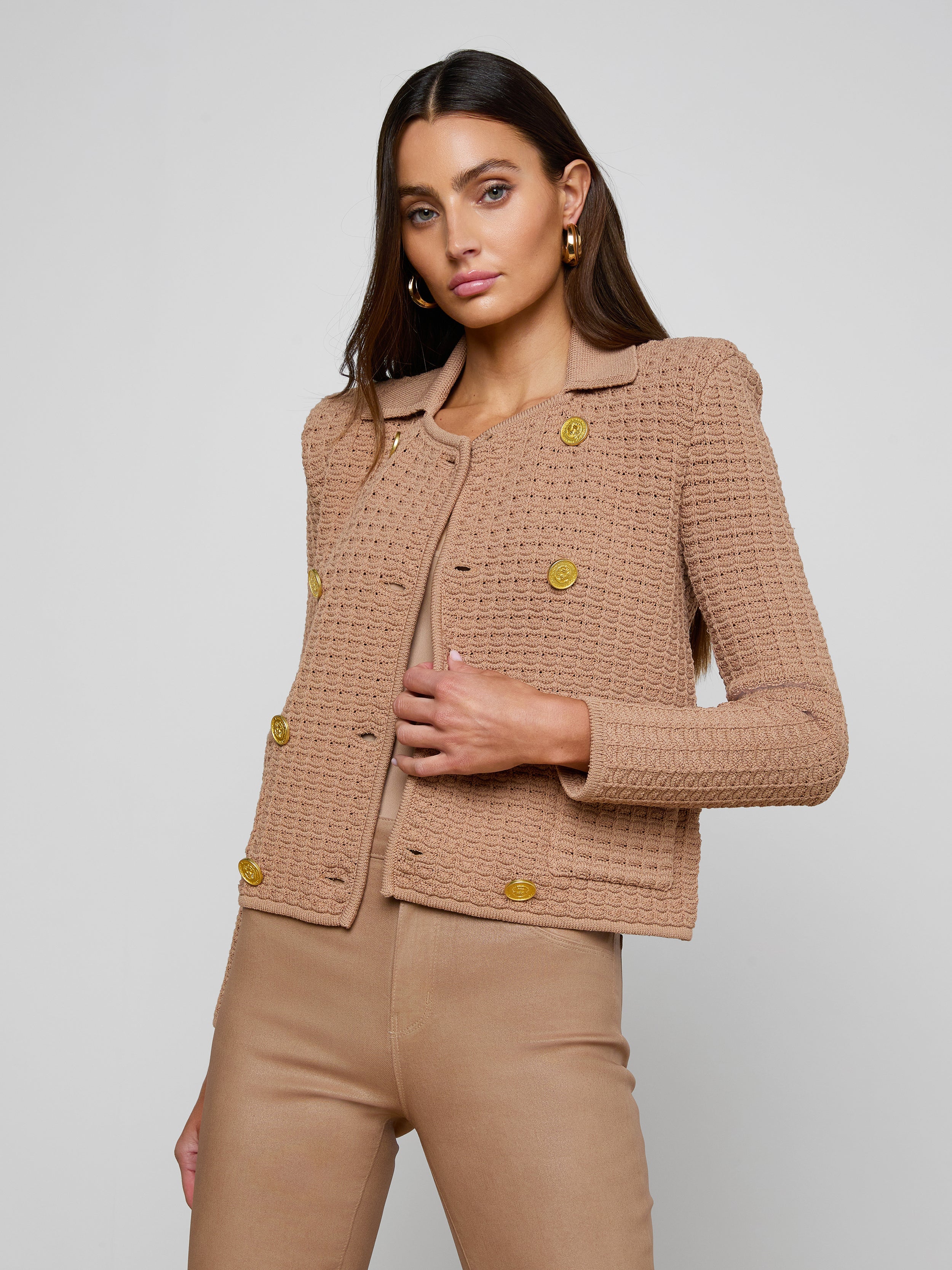 L'AGENCE - Charlie Knit Jacket - Image 2