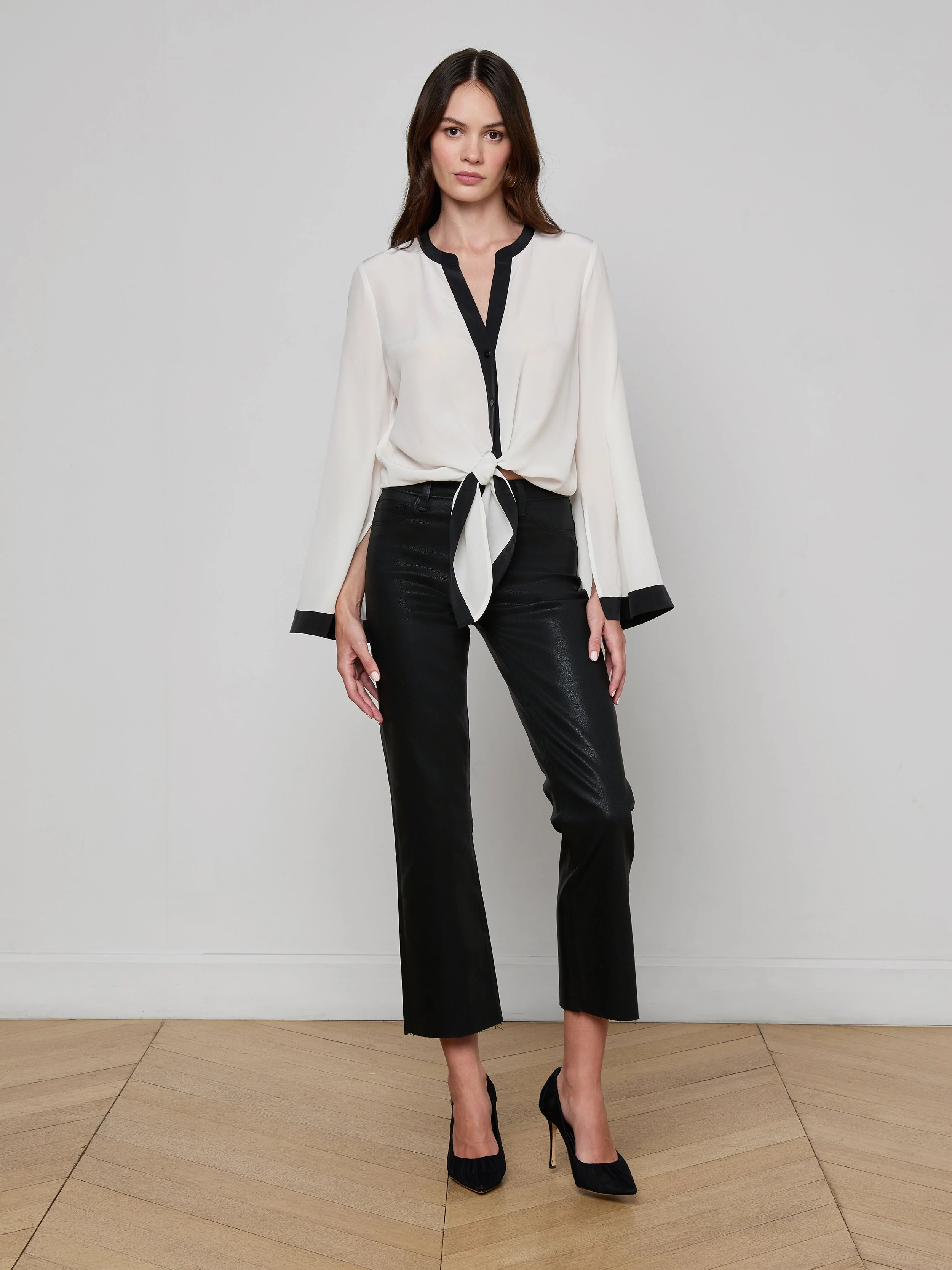 L'AGENCE - Charlize Silk Blouse - Image 3