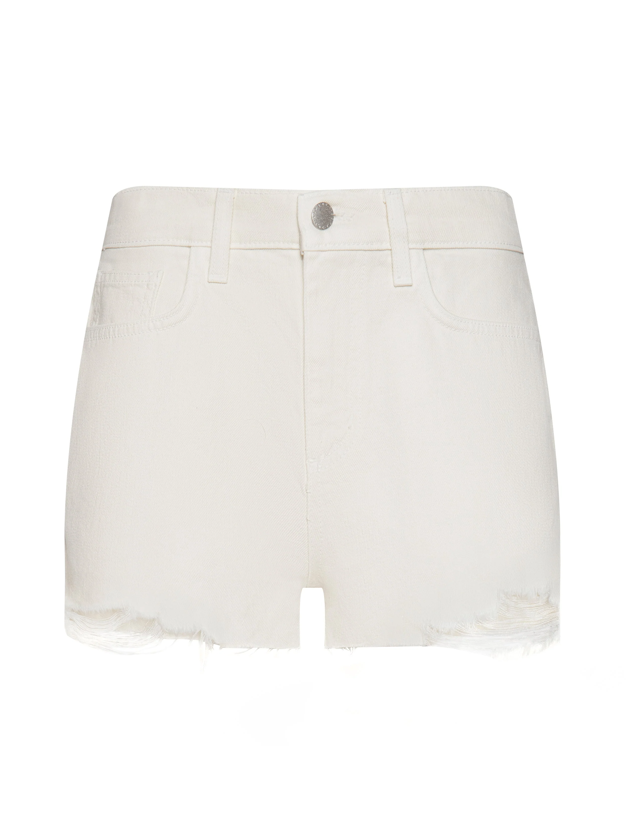 L'AGENCE - Clark Distressed Jean Short - Image 7
