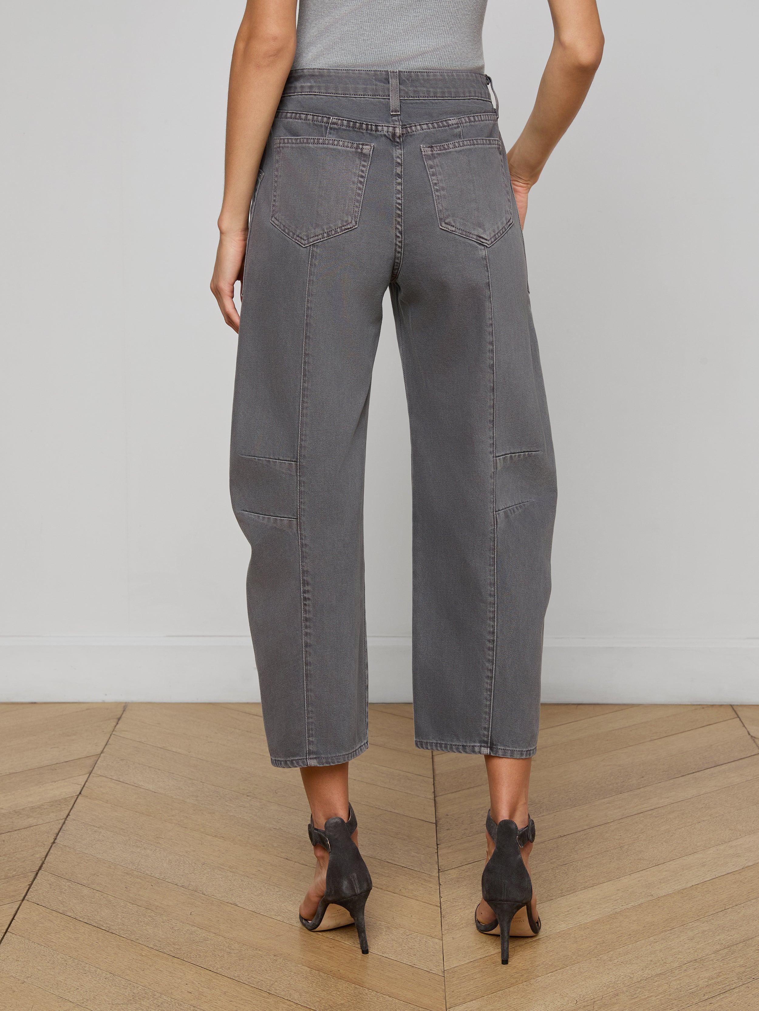 L'AGENCE - Cody Cropped Barrel - Leg Jean - Image 4
