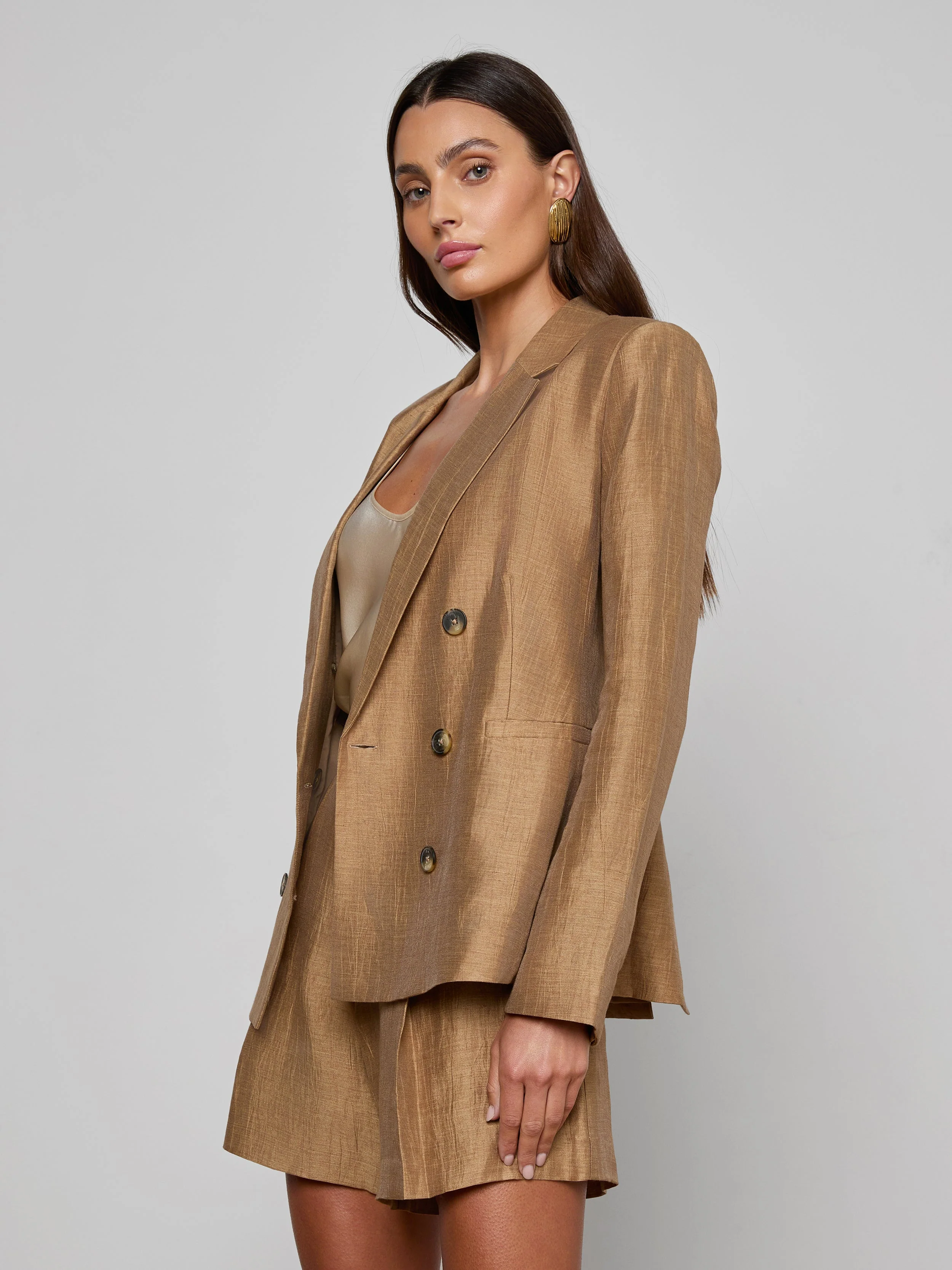 L'AGENCE - Colin Linen - Blend Blazer - Image 3
