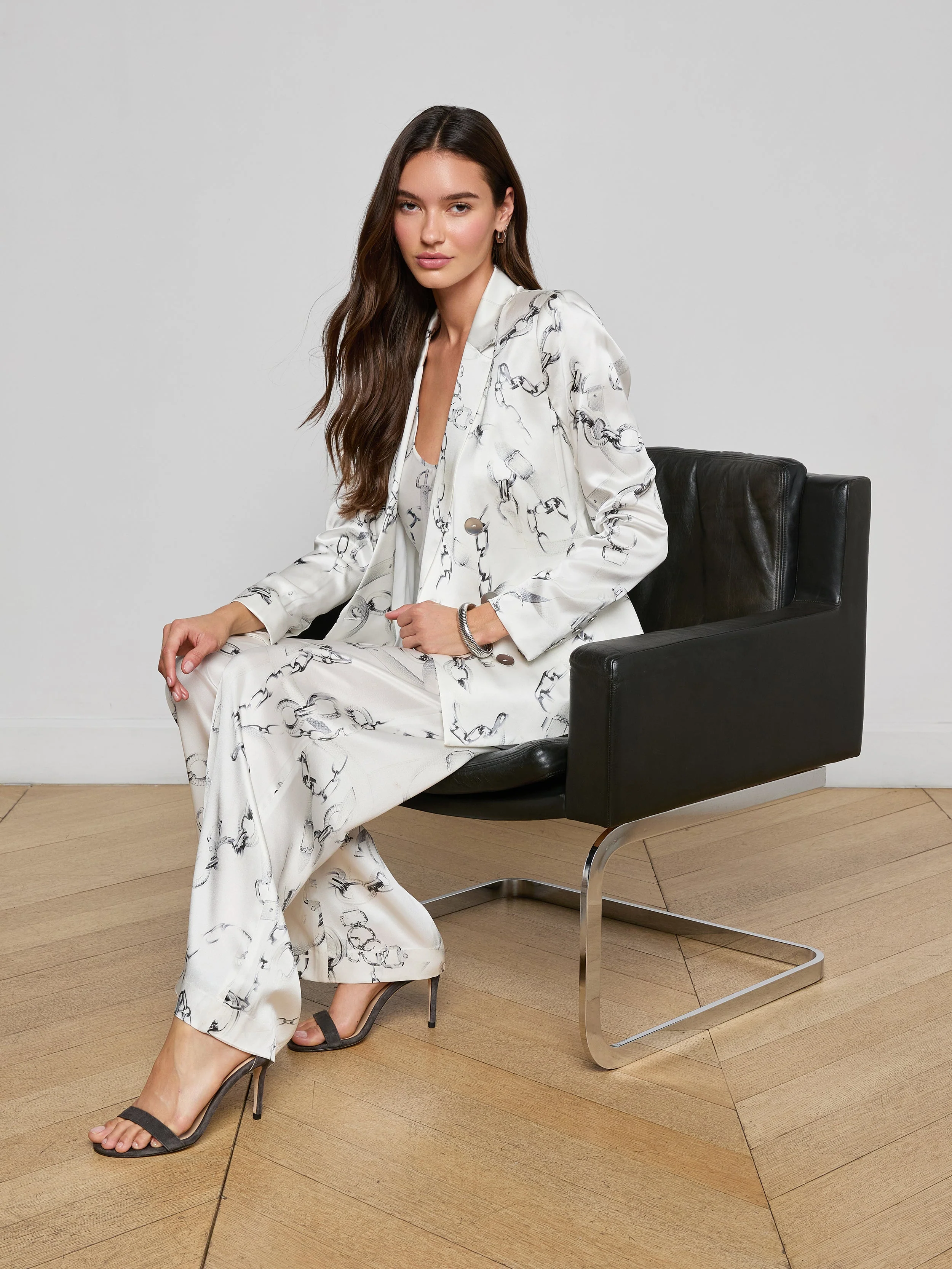 L'AGENCE - Colin Silk Blazer - Image 6