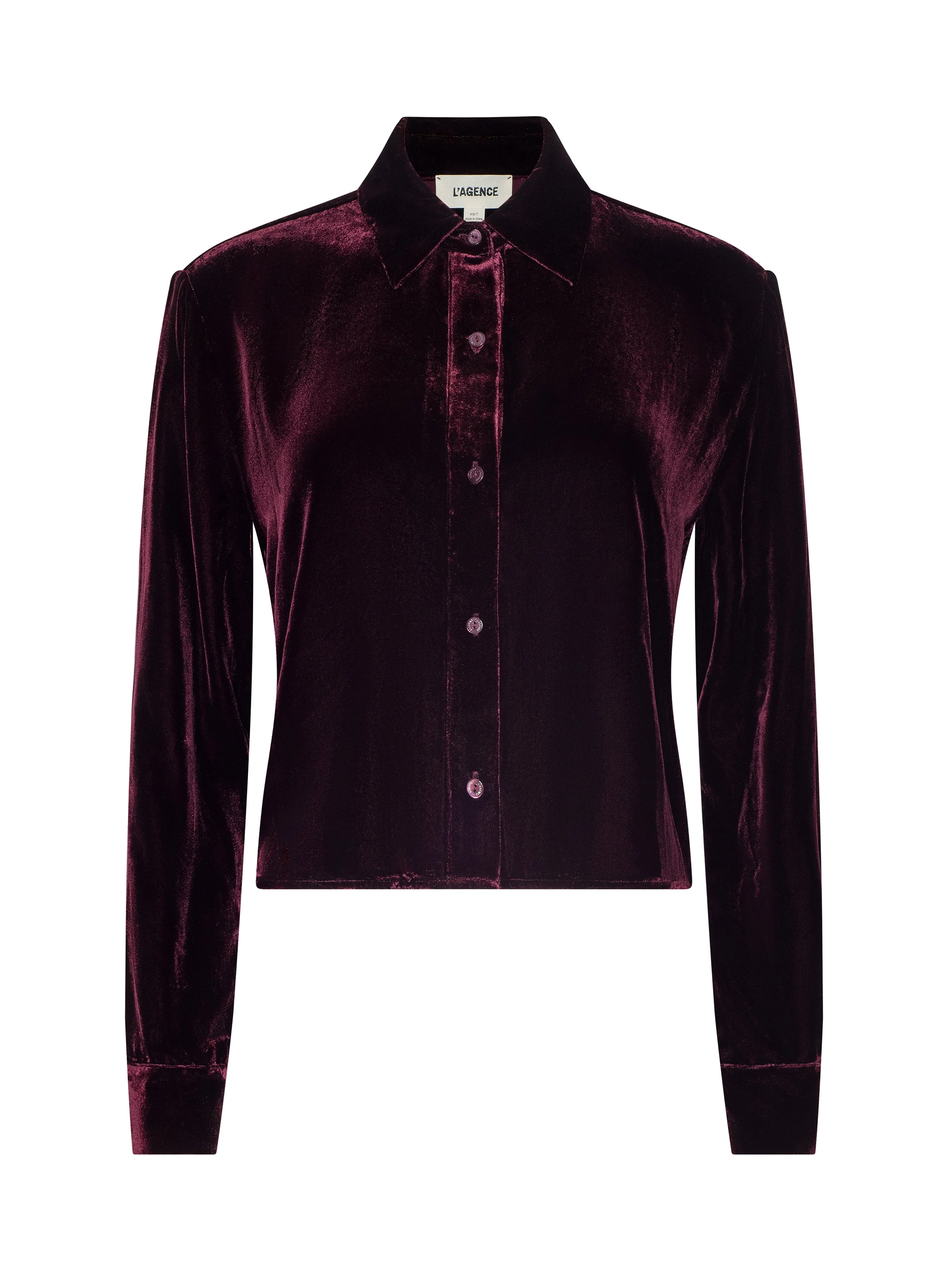 L'AGENCE - Cosette Velvet Shirt