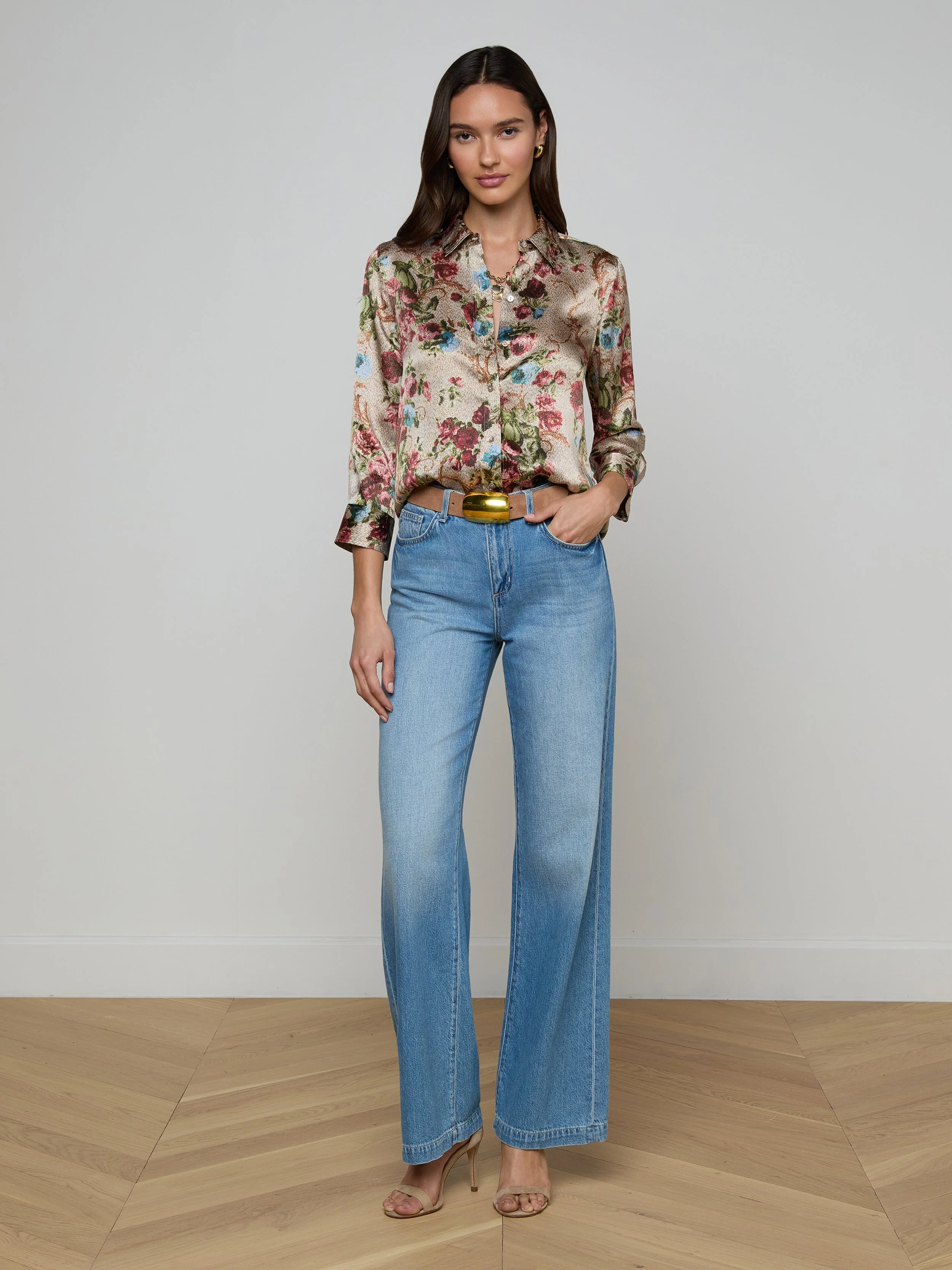 L'AGENCE - Dani Silk Blouse - Image 3