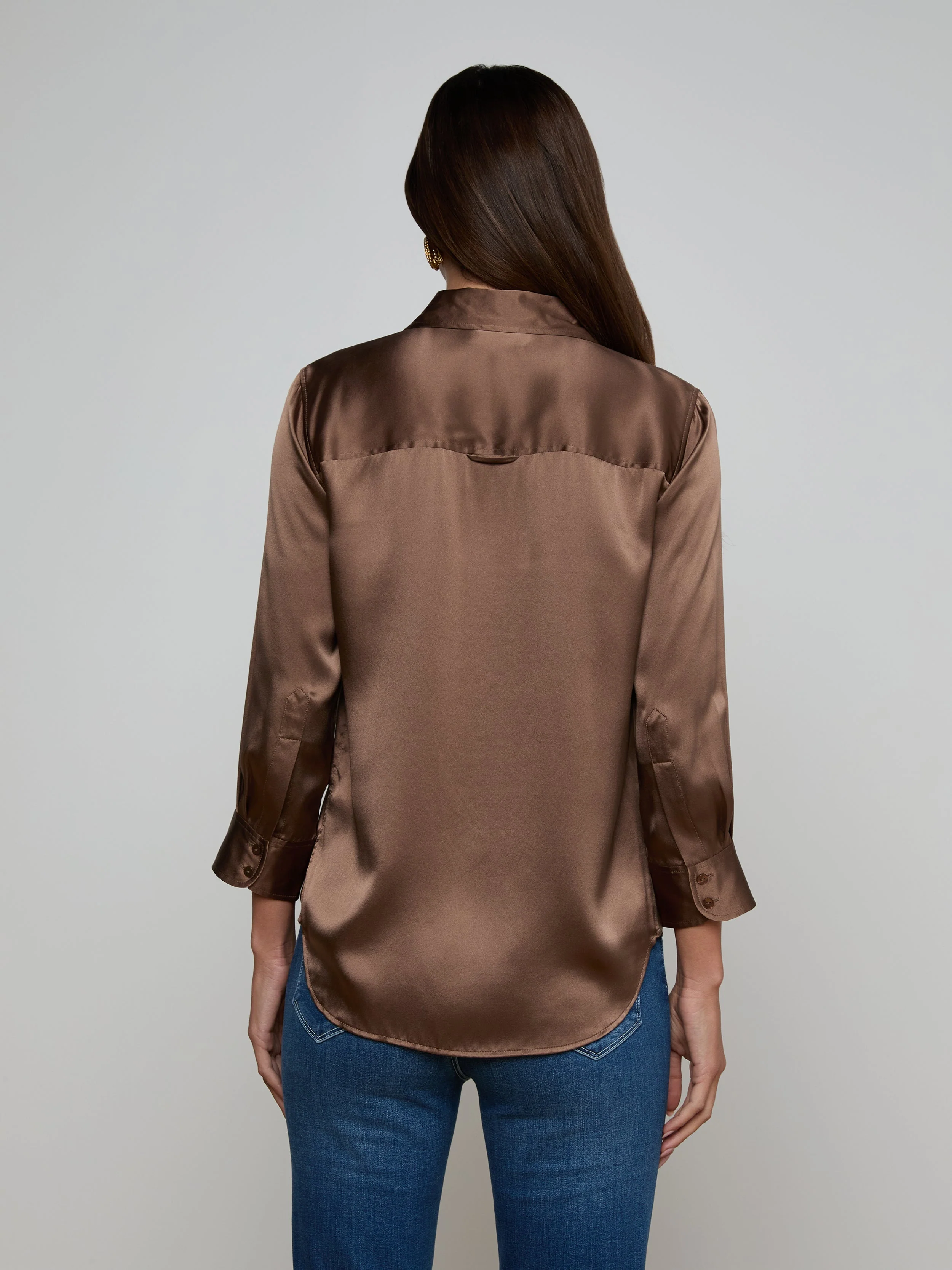 L'AGENCE - Dani Silk Blouse - Image 6