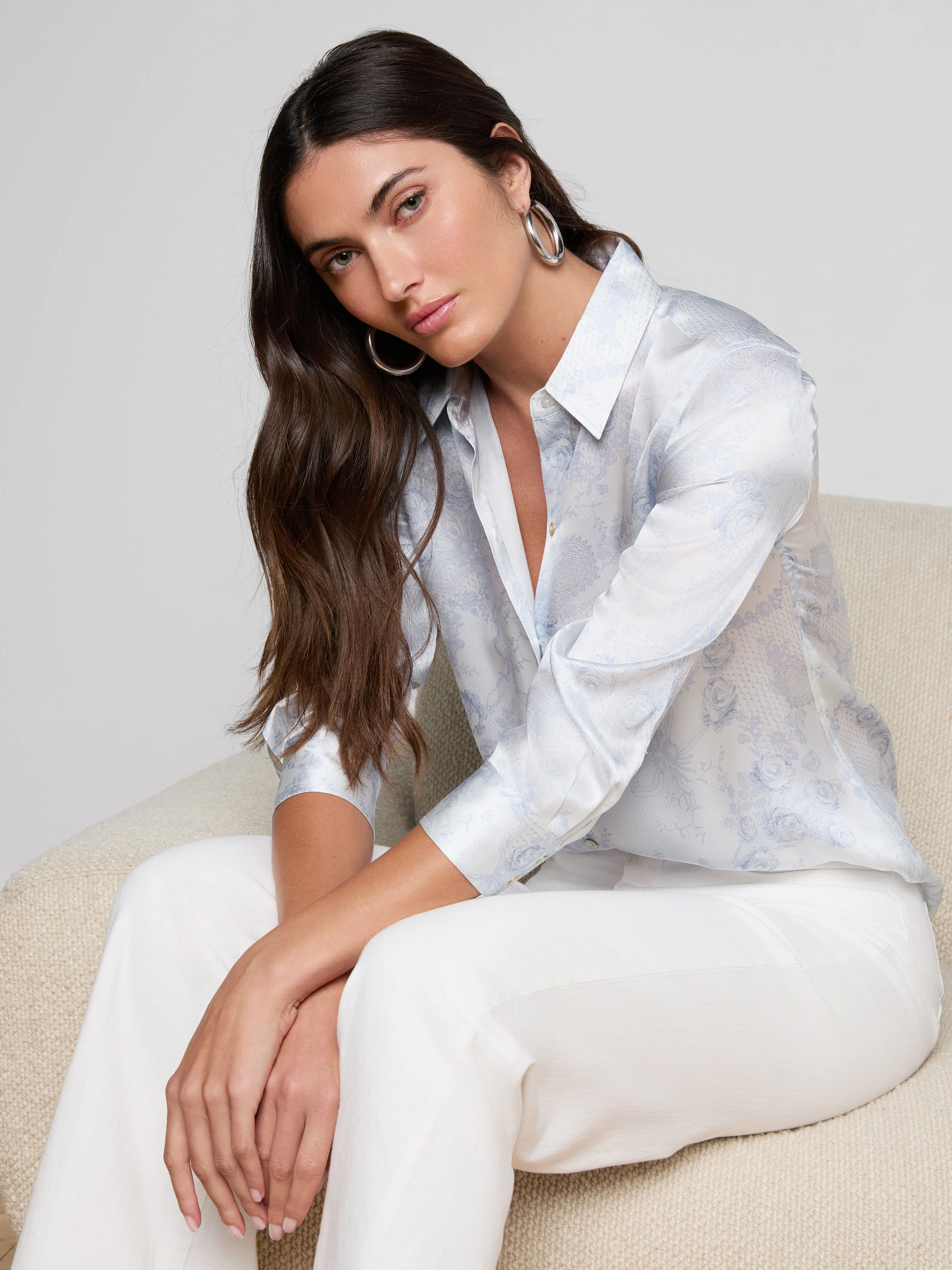 L'AGENCE - Dani Silk Blouse - Image 7