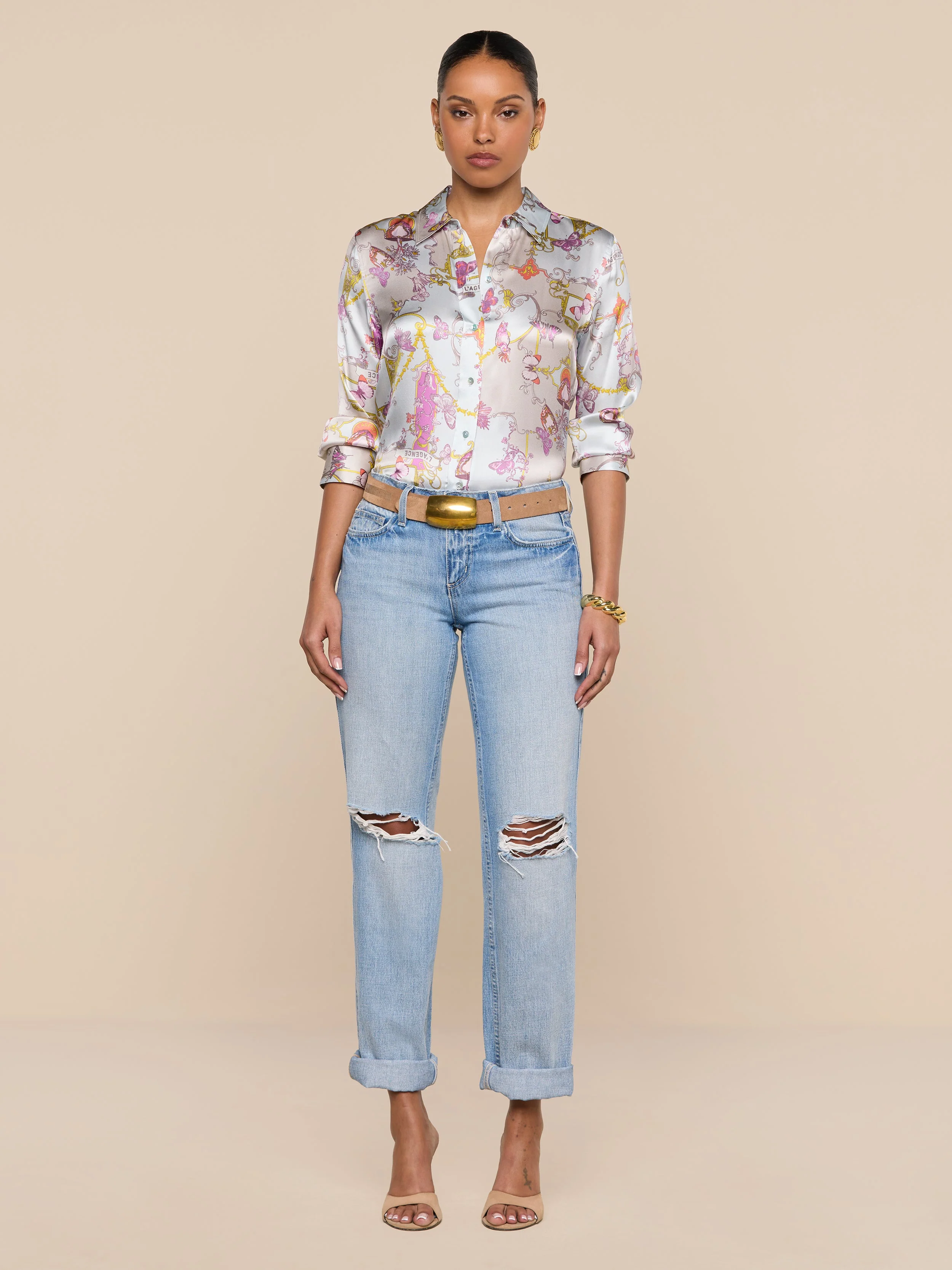 L'AGENCE - Dani Silk Blouse - Image 4