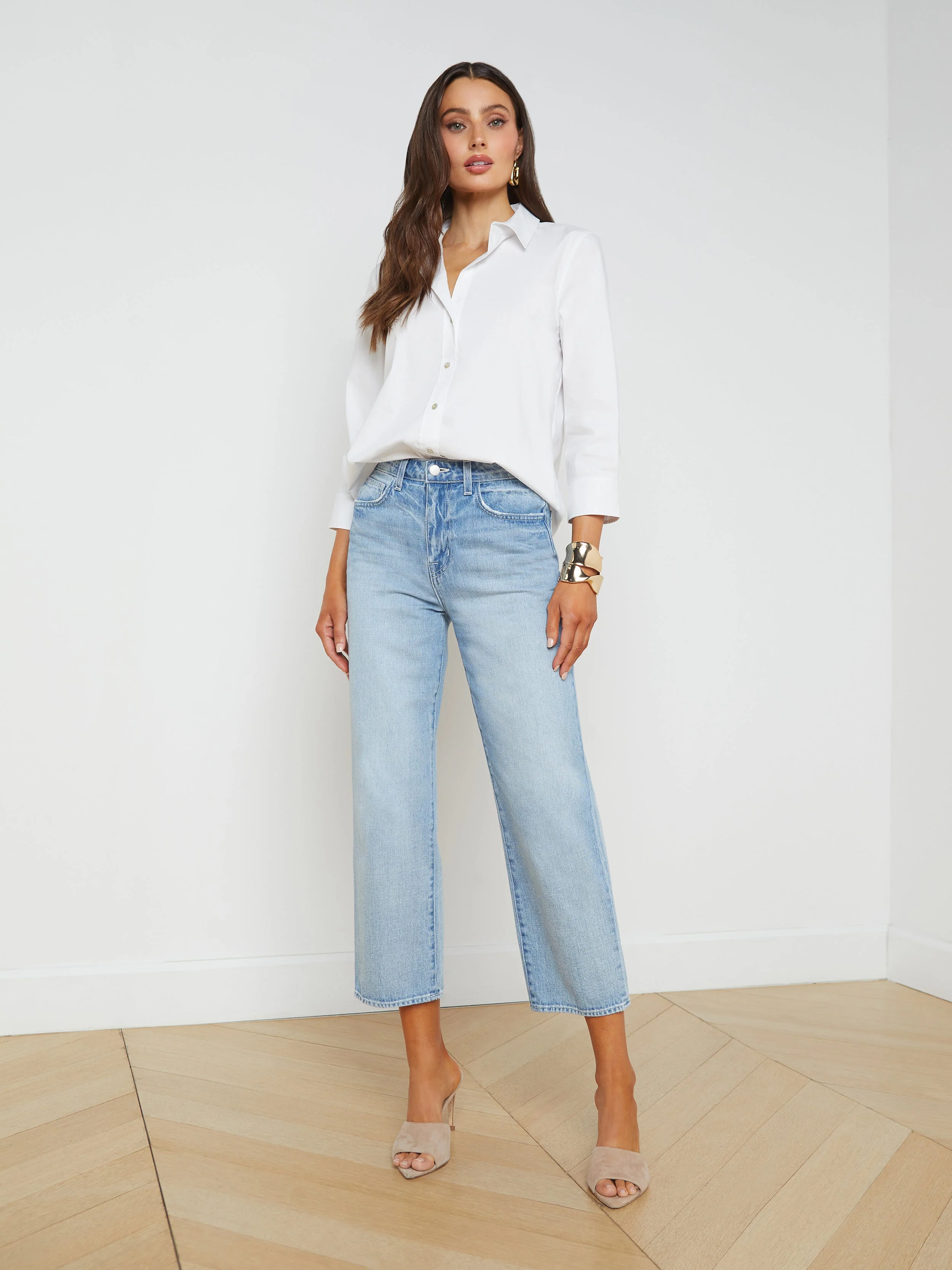 L'AGENCE - Daniella Cotton - Blend Blouse - Image 3