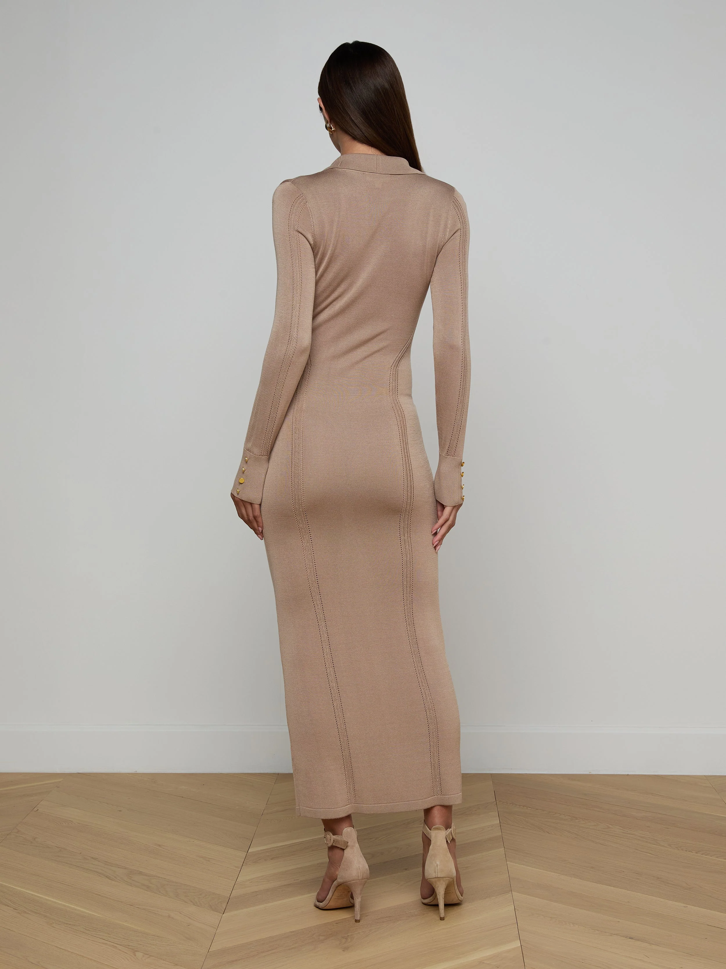 L'AGENCE - Delma Knit Maxi Dress - Image 3