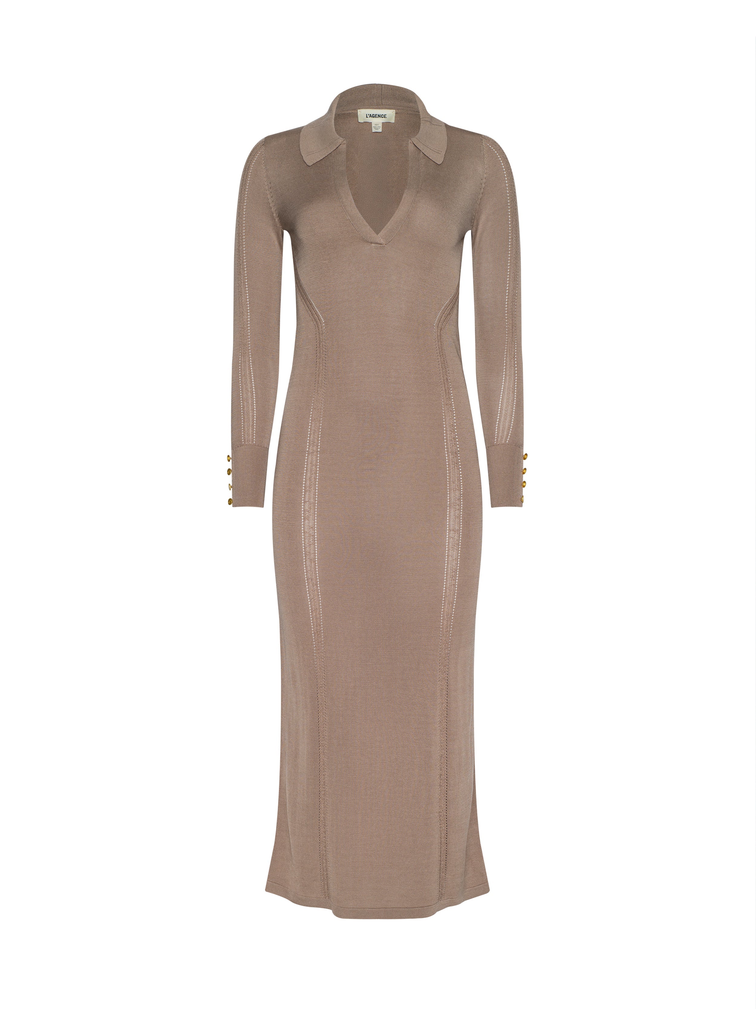 L'AGENCE - Delma Knit Maxi Dress - Image 7