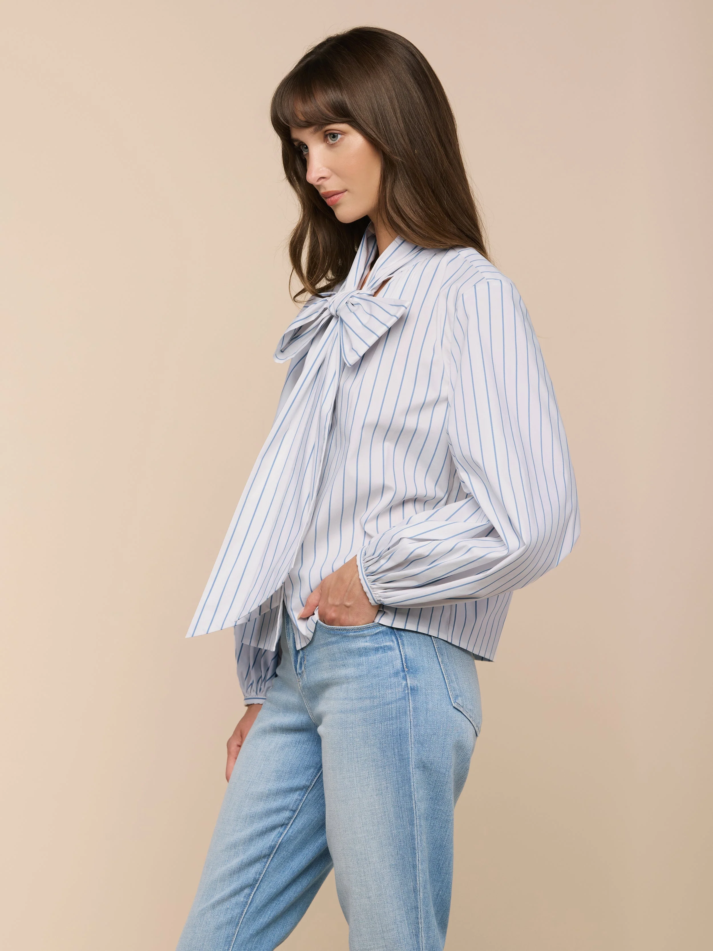 L'AGENCE - Deon Tie - Neck Blouse - Image 3
