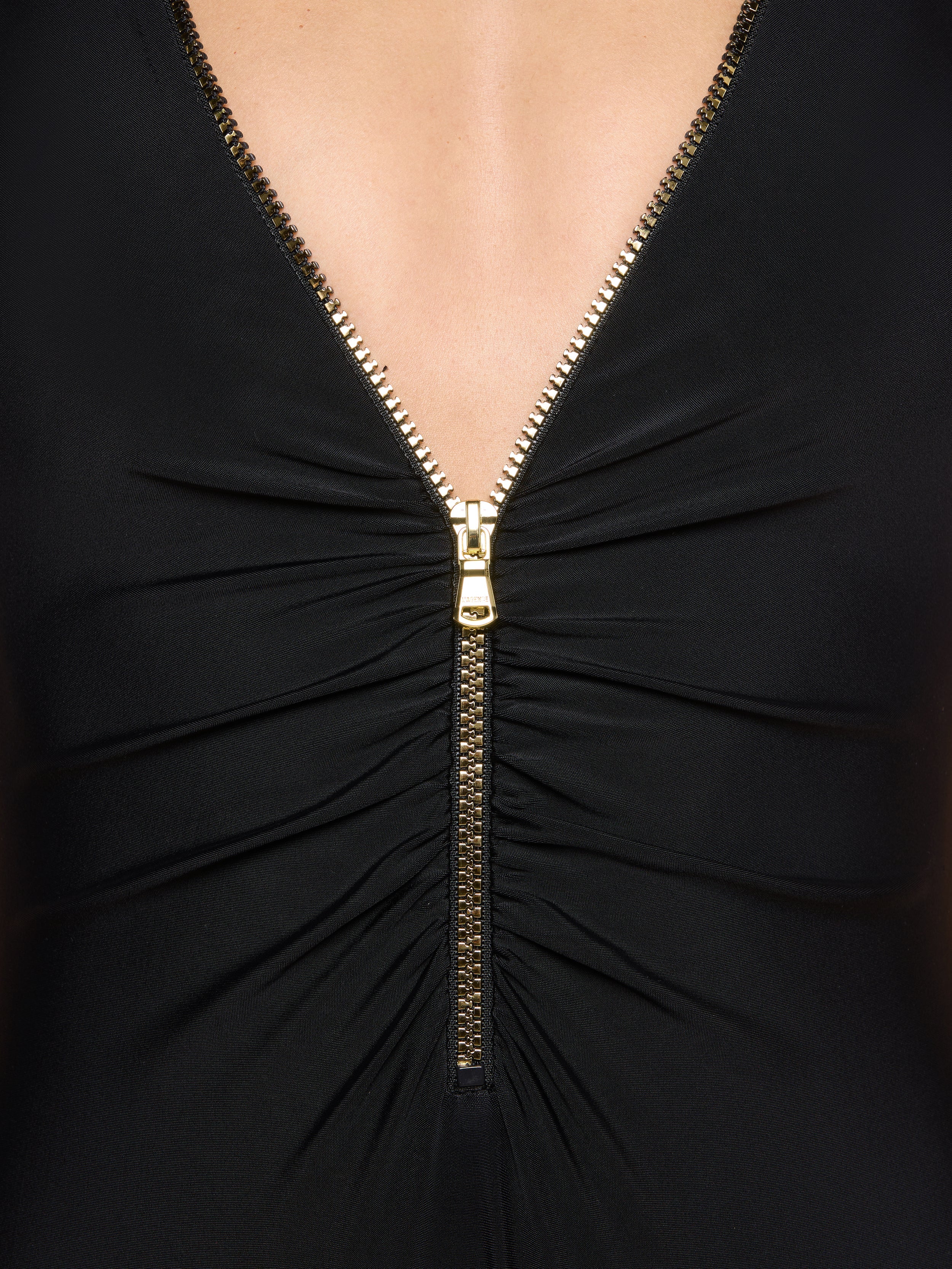 L'AGENCE - Dorrie Plunge One - Piece Swimsuit - Image 4