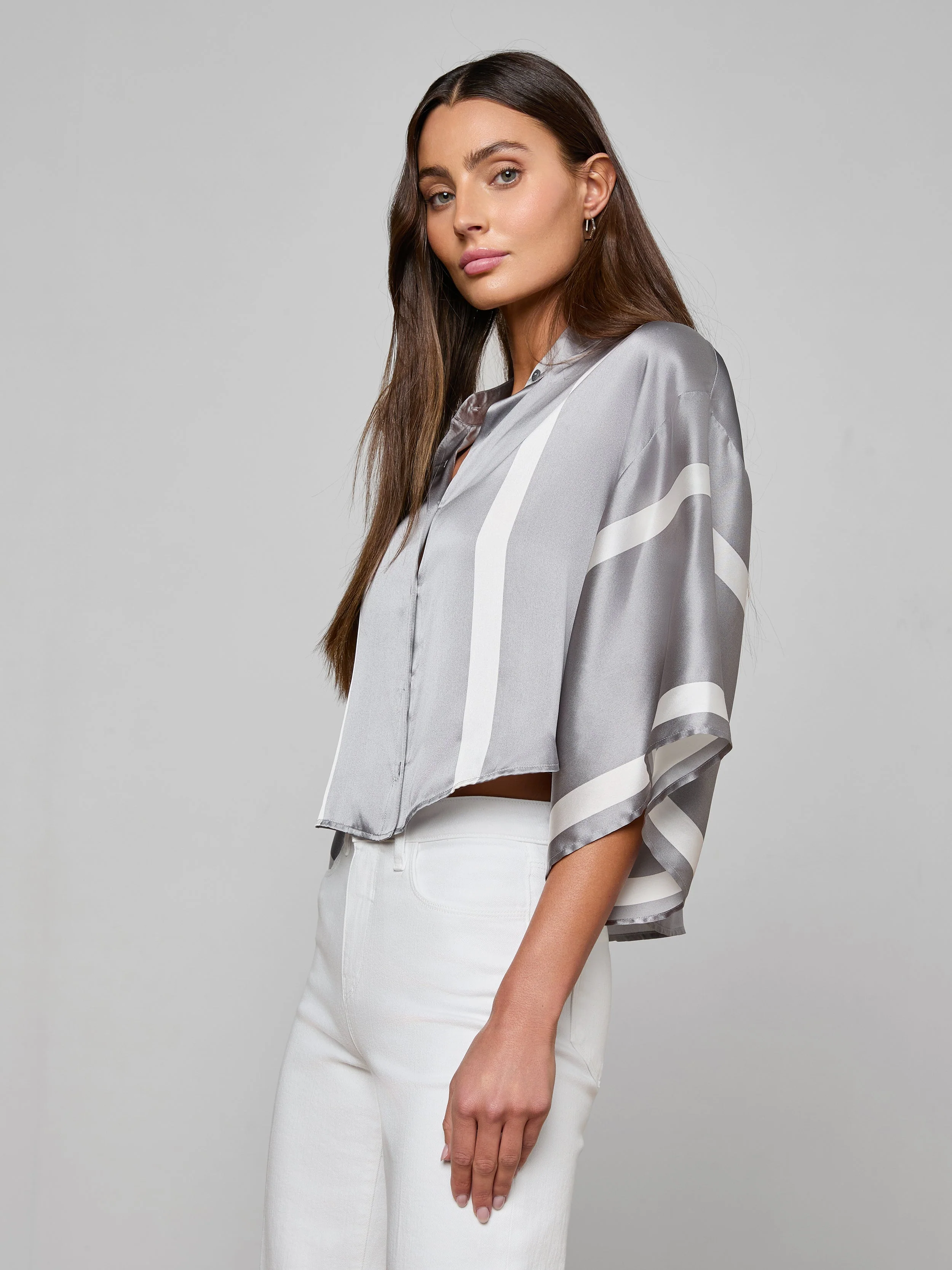 L'AGENCE - Dru Silk Blouse - Image 2