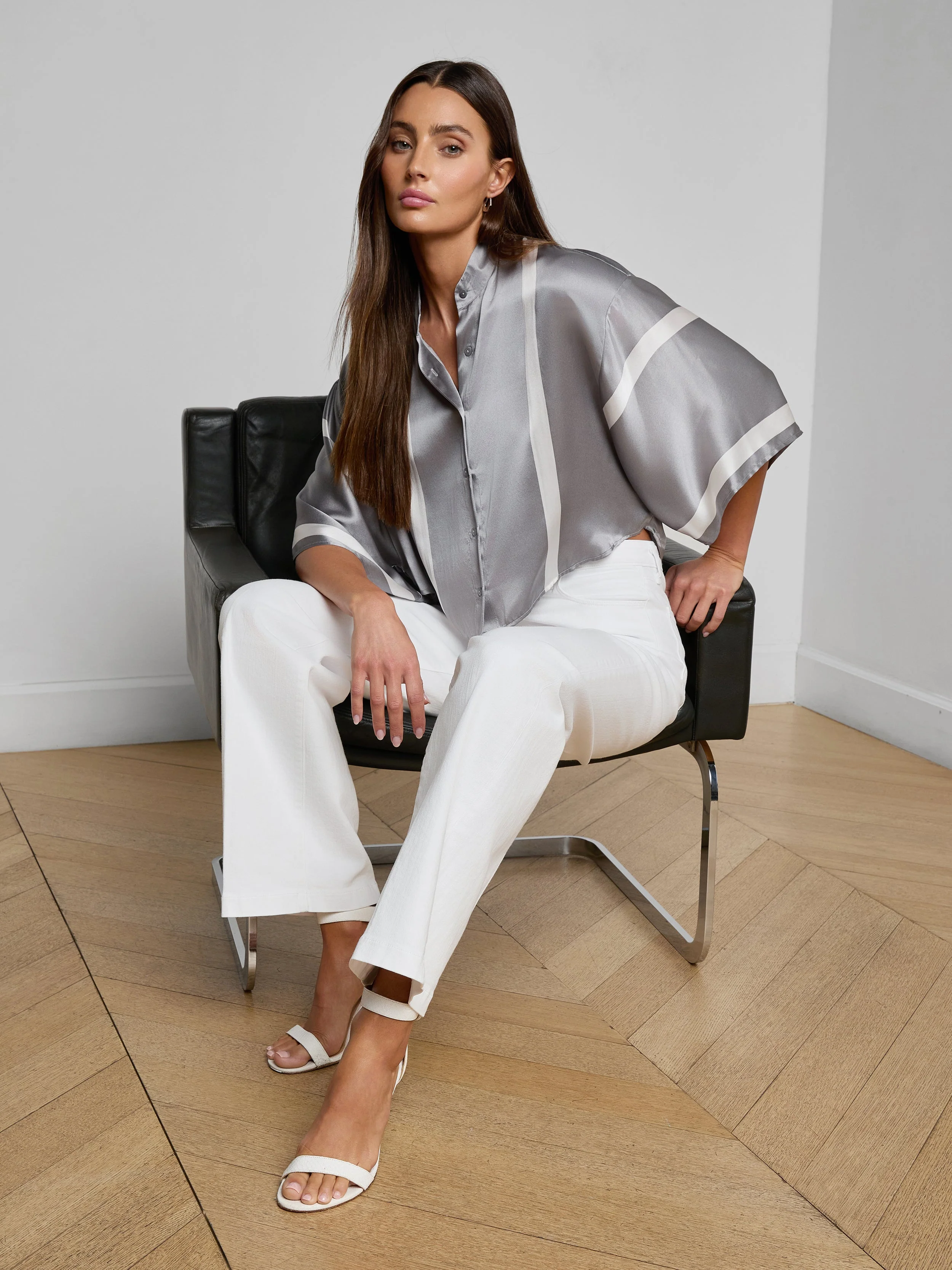 L'AGENCE - Dru Silk Blouse - Image 8