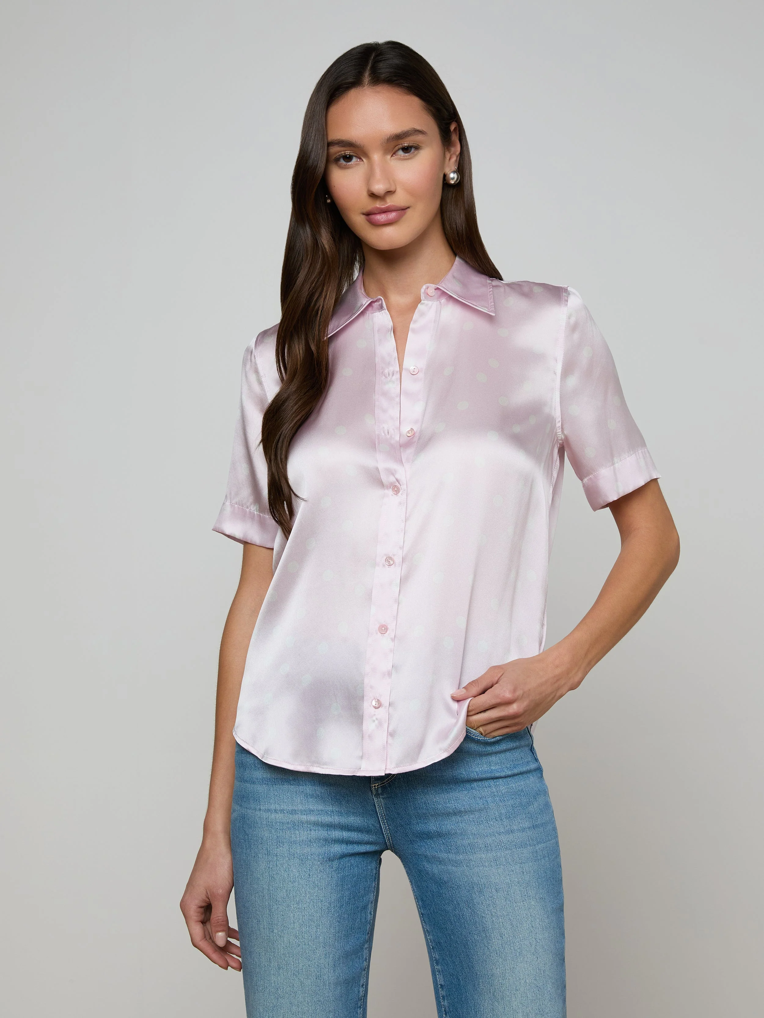 L'AGENCE - Ellah Silk Blouse - Image 2