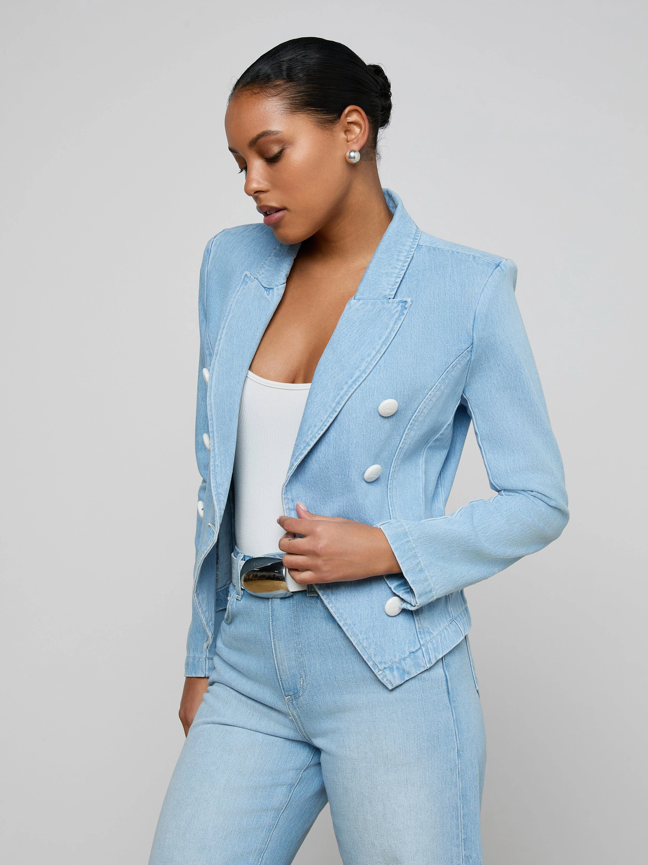 L'AGENCE - Emerson Structured Blazer - Image 2