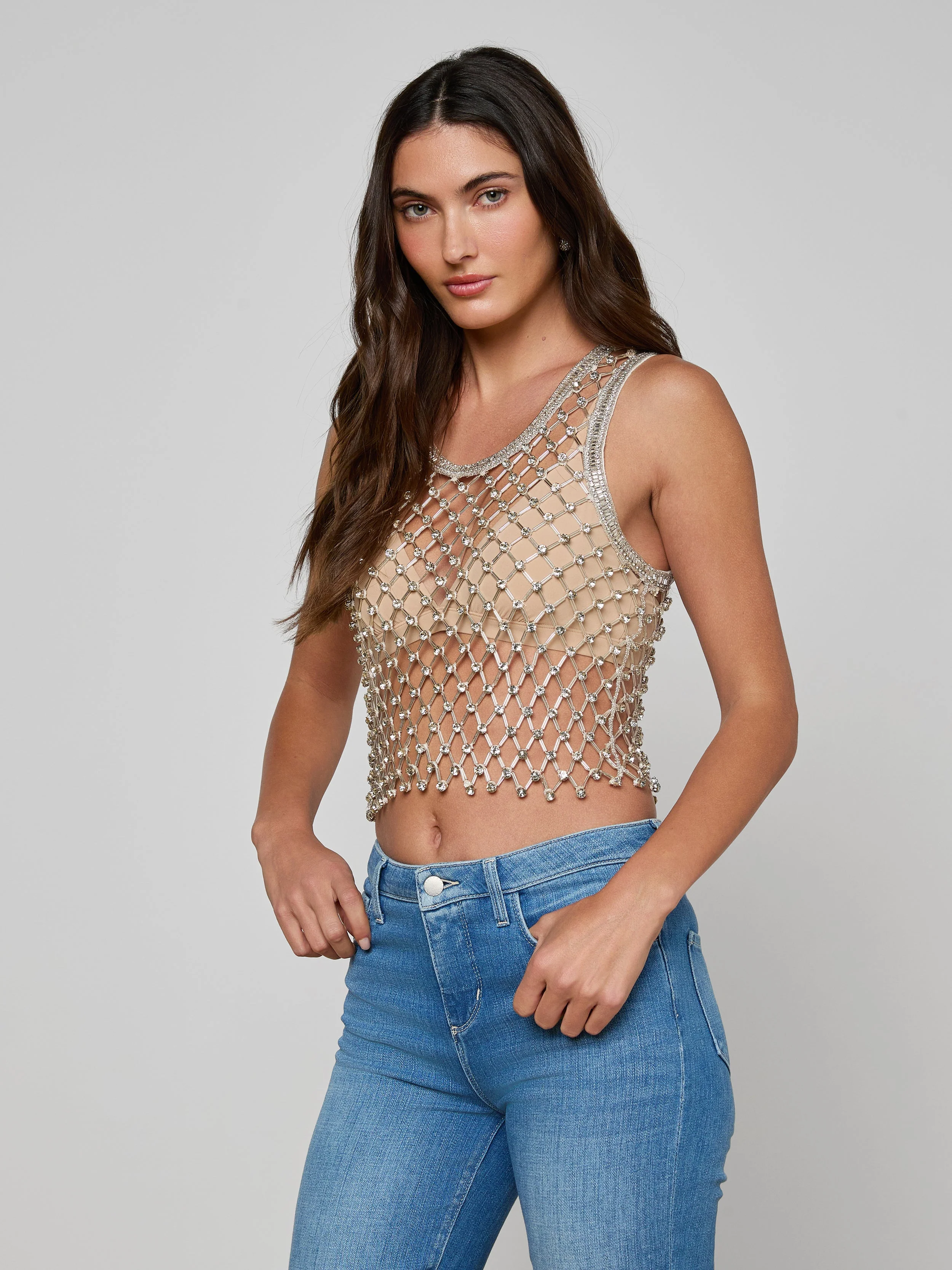 L'AGENCE - Freia Crystal Tank - Image 2