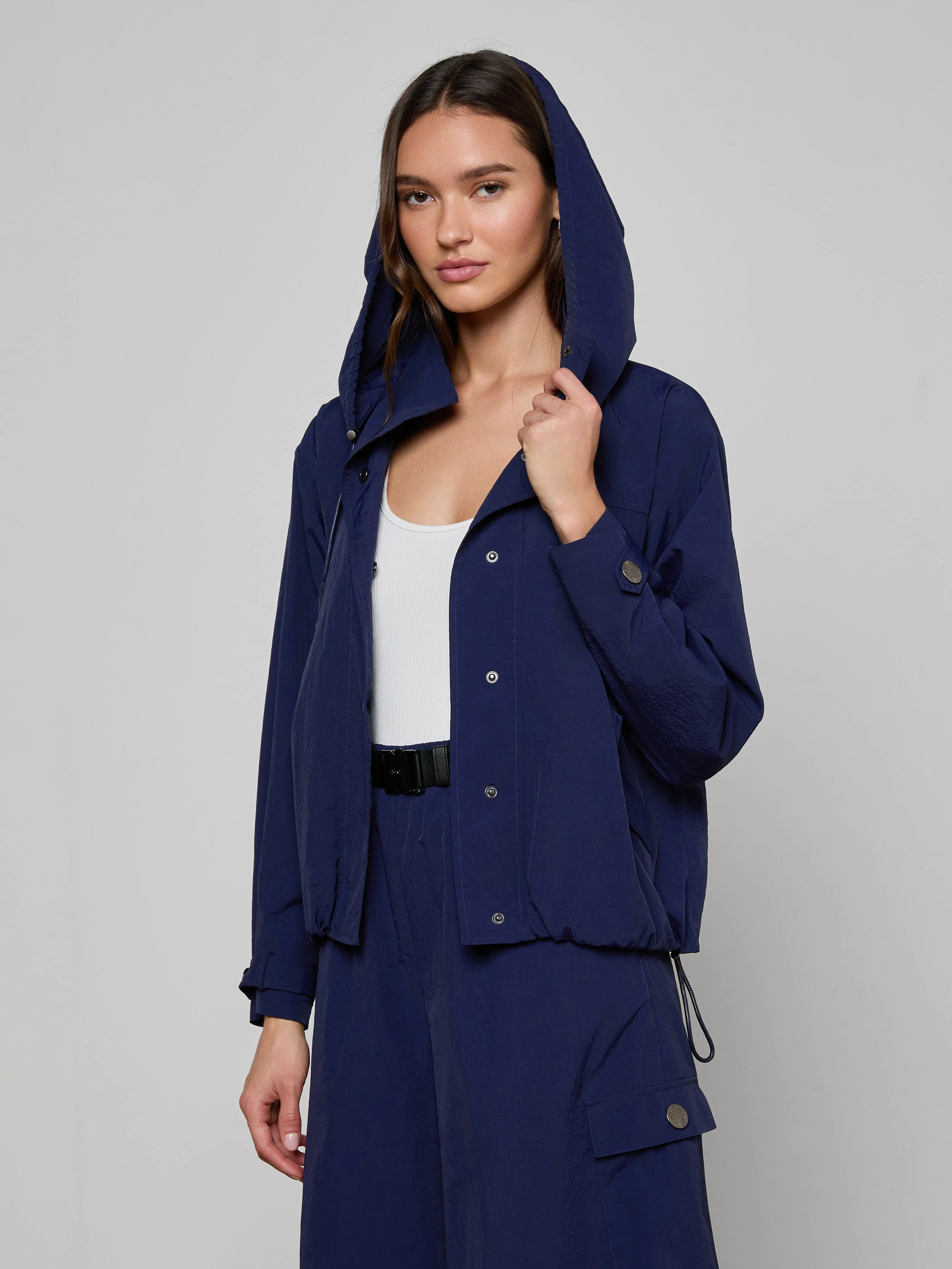 L'AGENCE - Geovana Hooded Windbreaker - Image 3