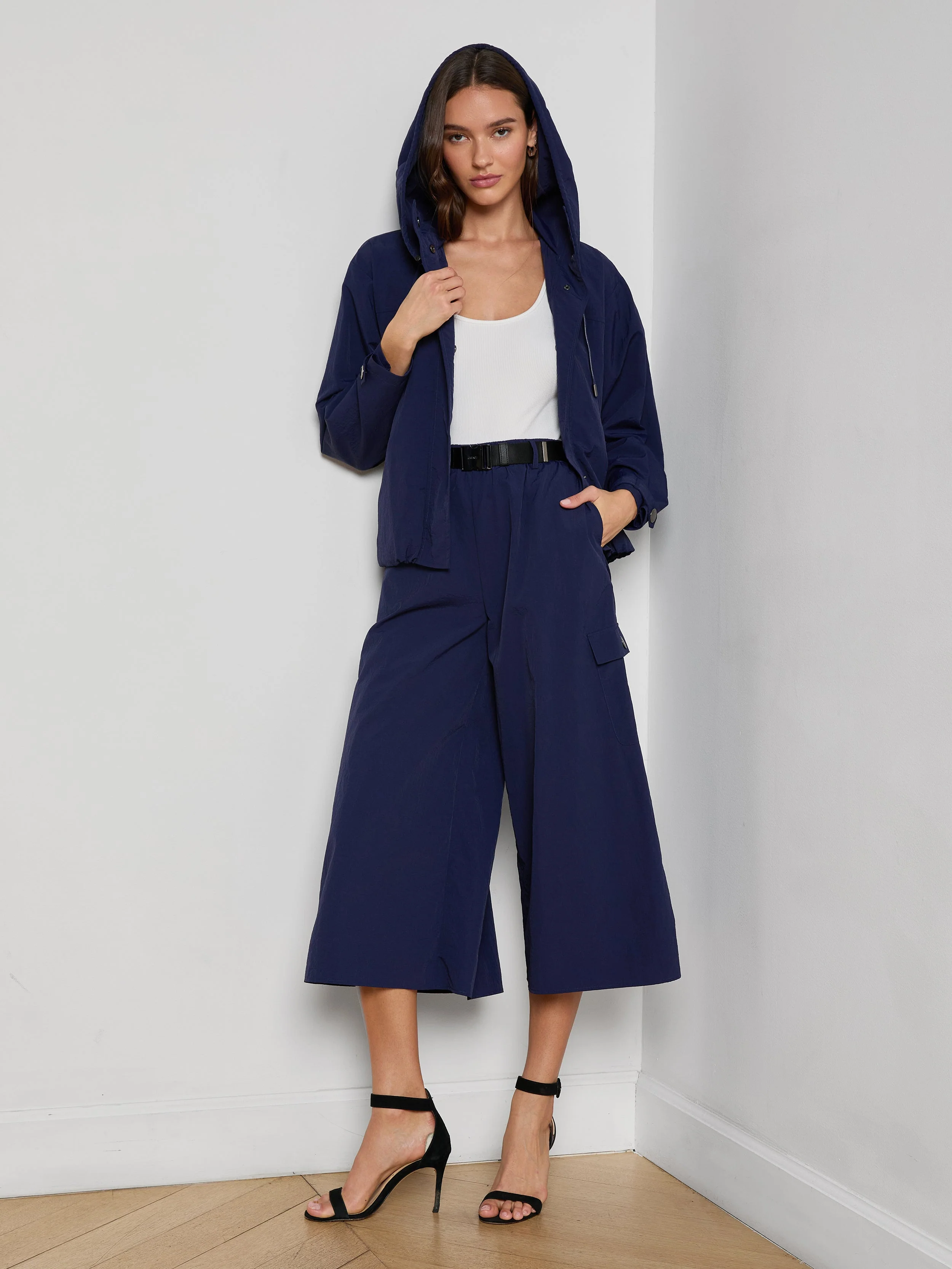 L'AGENCE - Geovana Hooded Windbreaker - Image 7