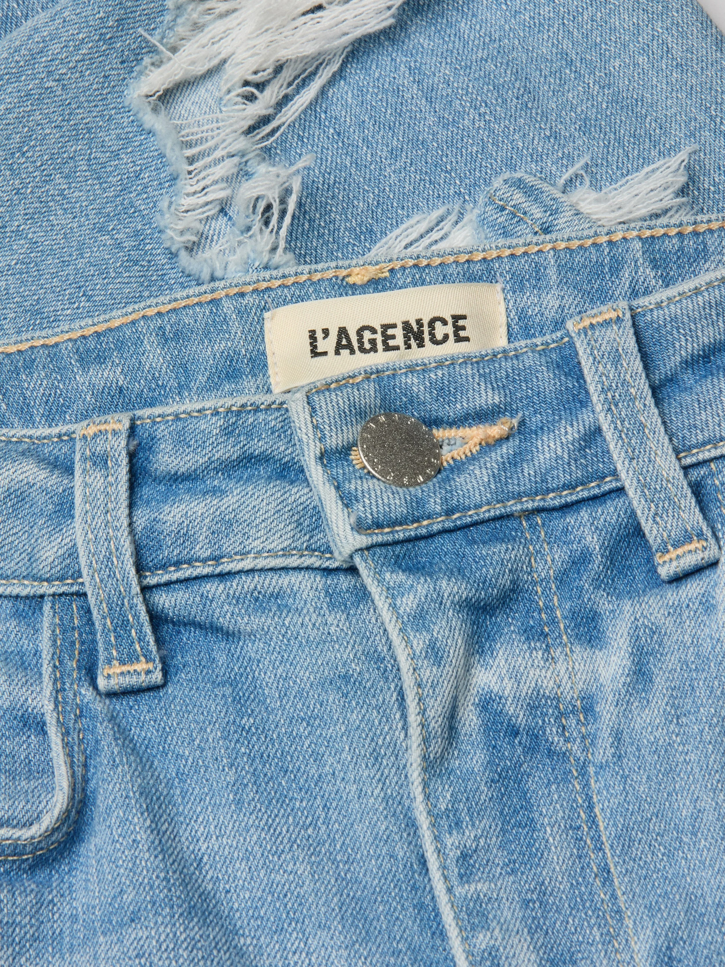 L'AGENCE - High Line Distressed Skinny Jean - Image 6