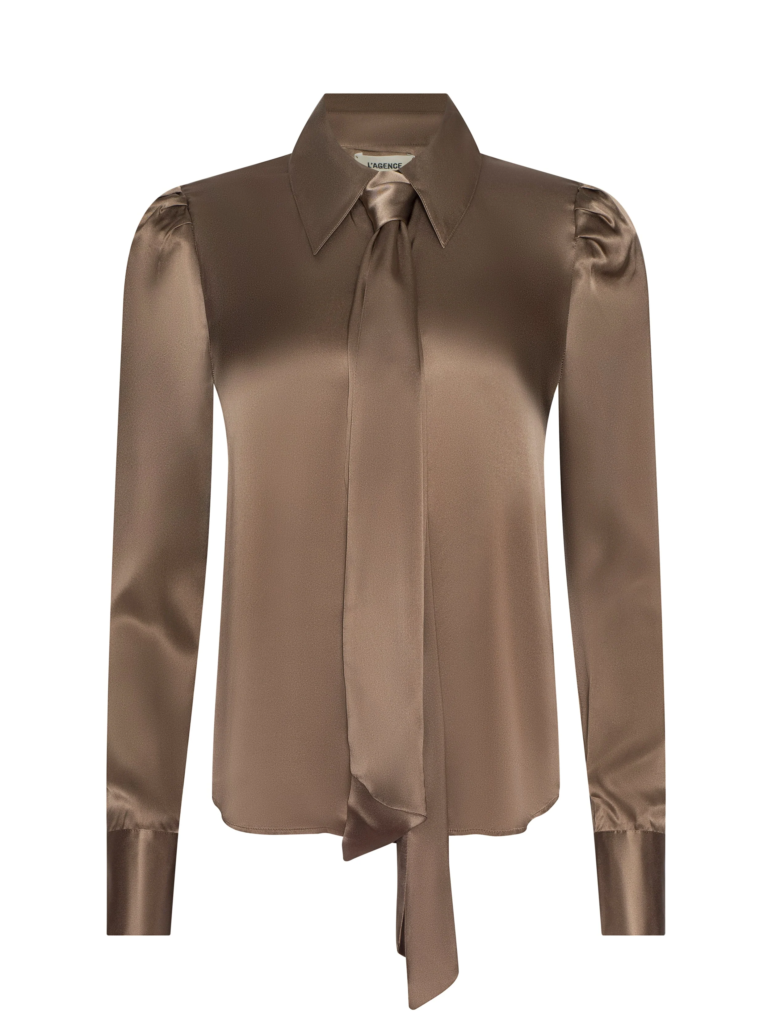 L'AGENCE - Honey Silk Blouse - Image 9