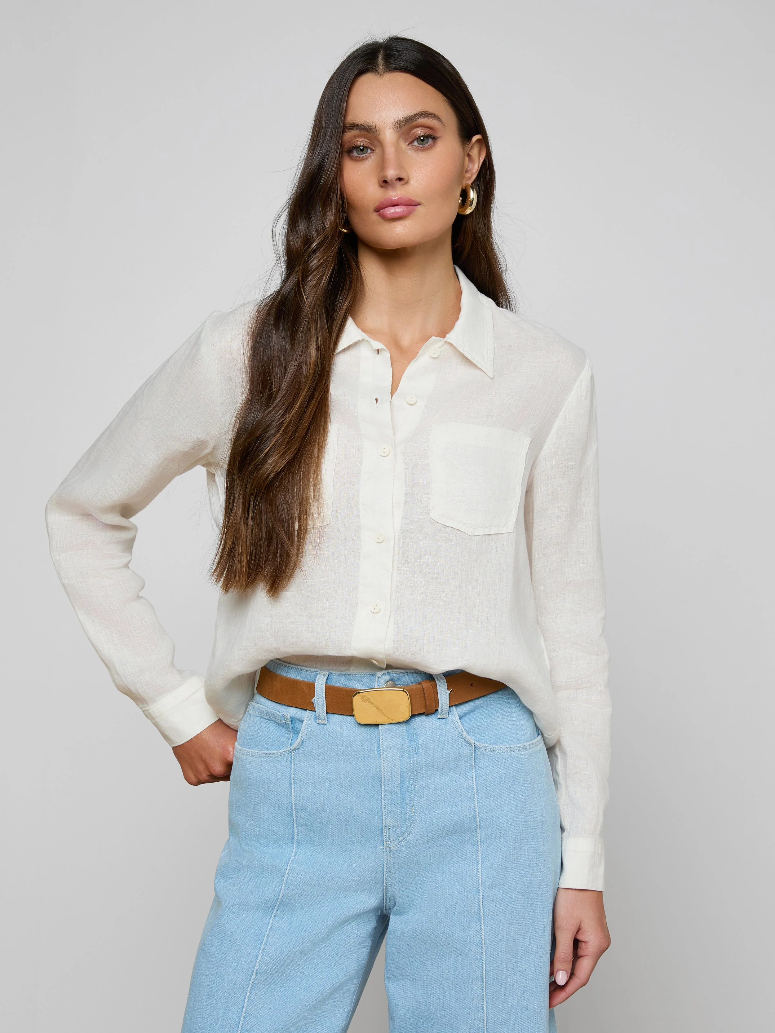 L'AGENCE - Isla Linen Shirt