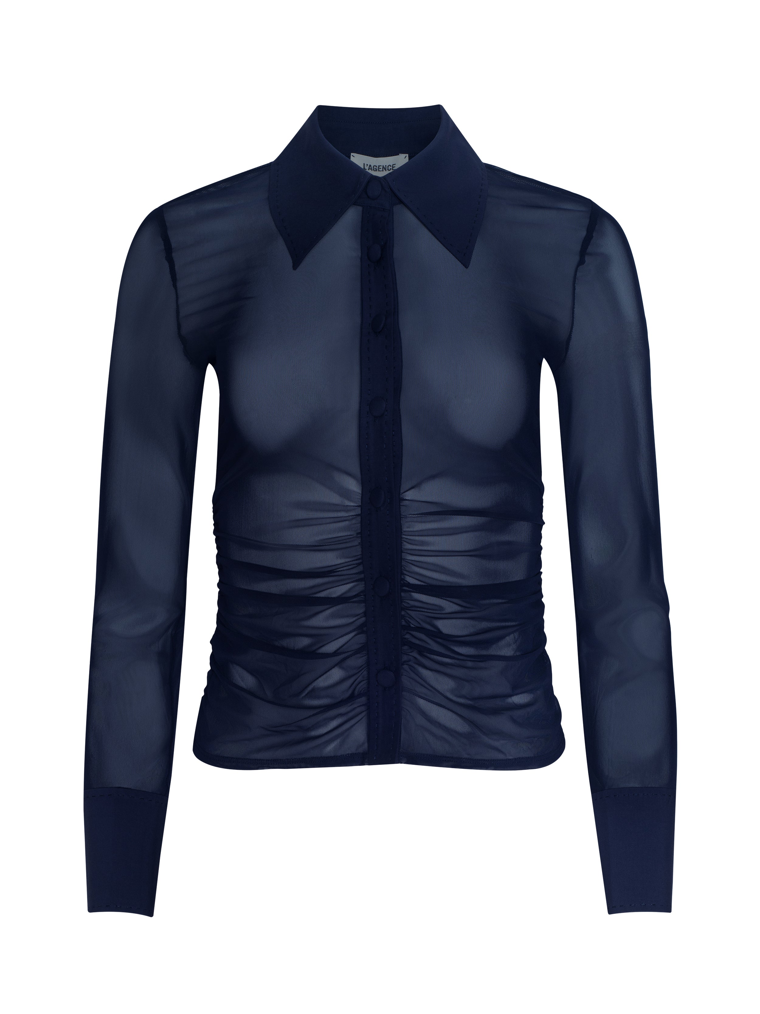 L'AGENCE - Isola Mesh Blouse - Image 7