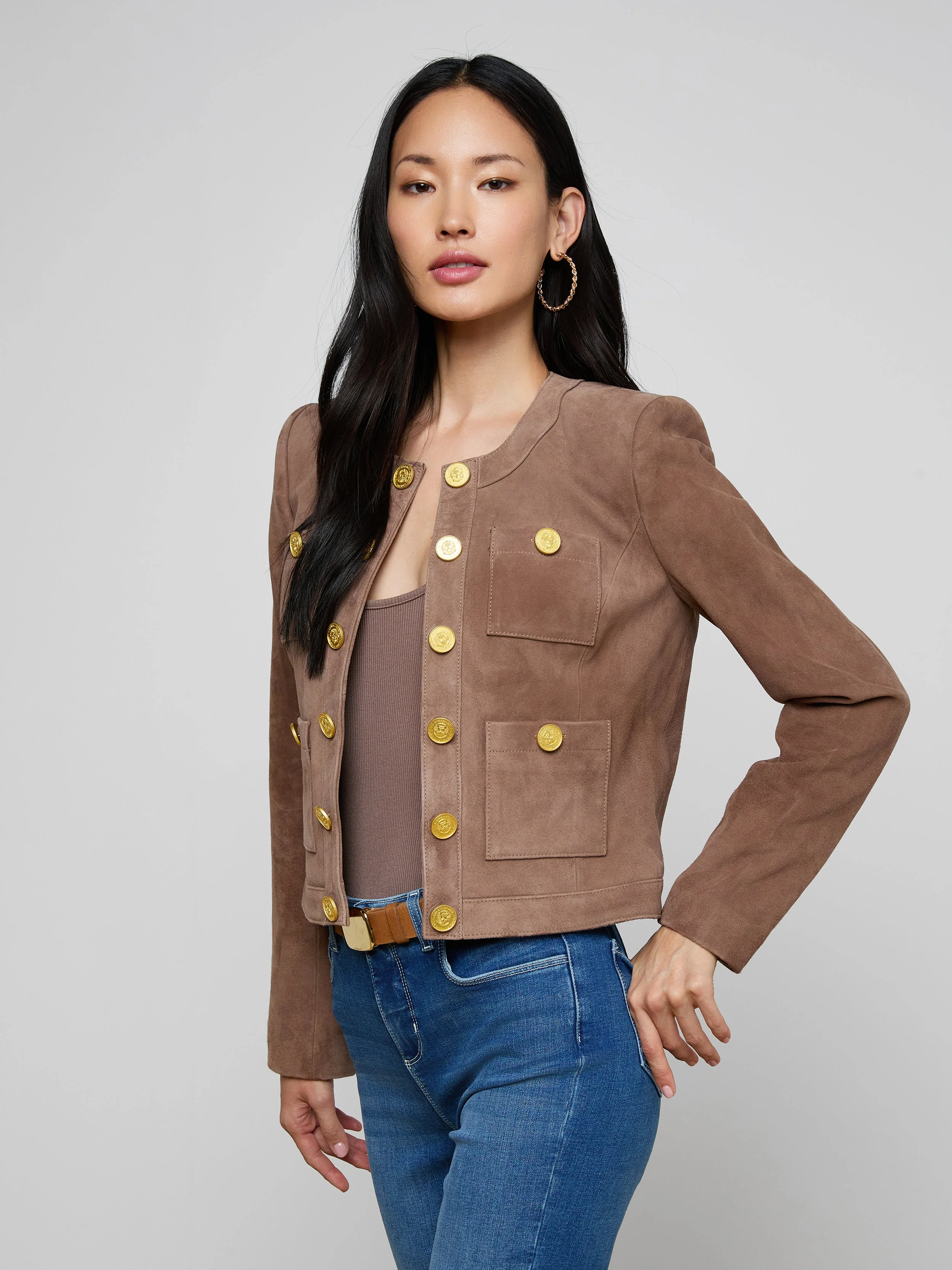 L'AGENCE - Jayde Collarless Jacket - Image 4
