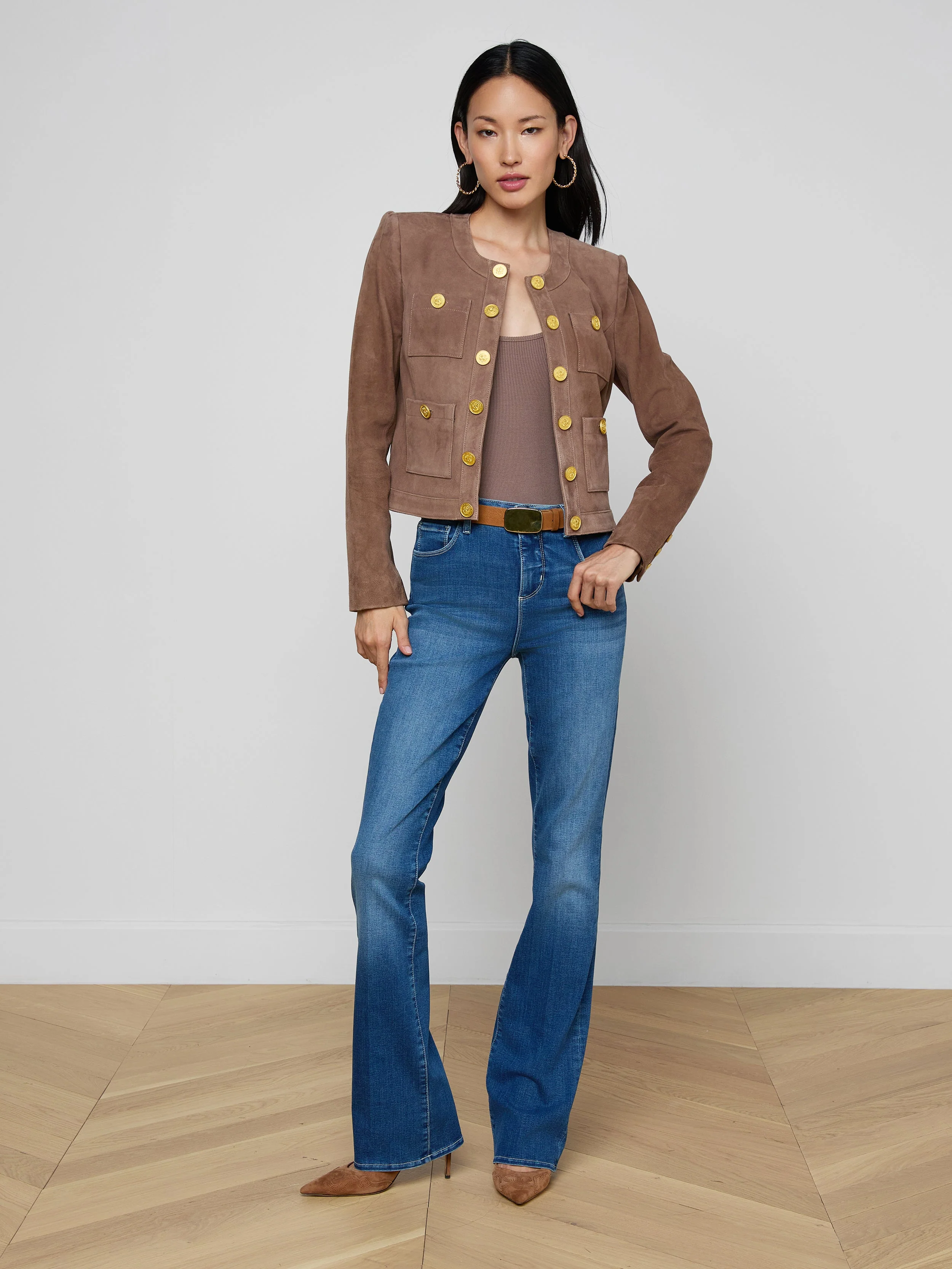 L'AGENCE - Jayde Collarless Jacket - Image 5