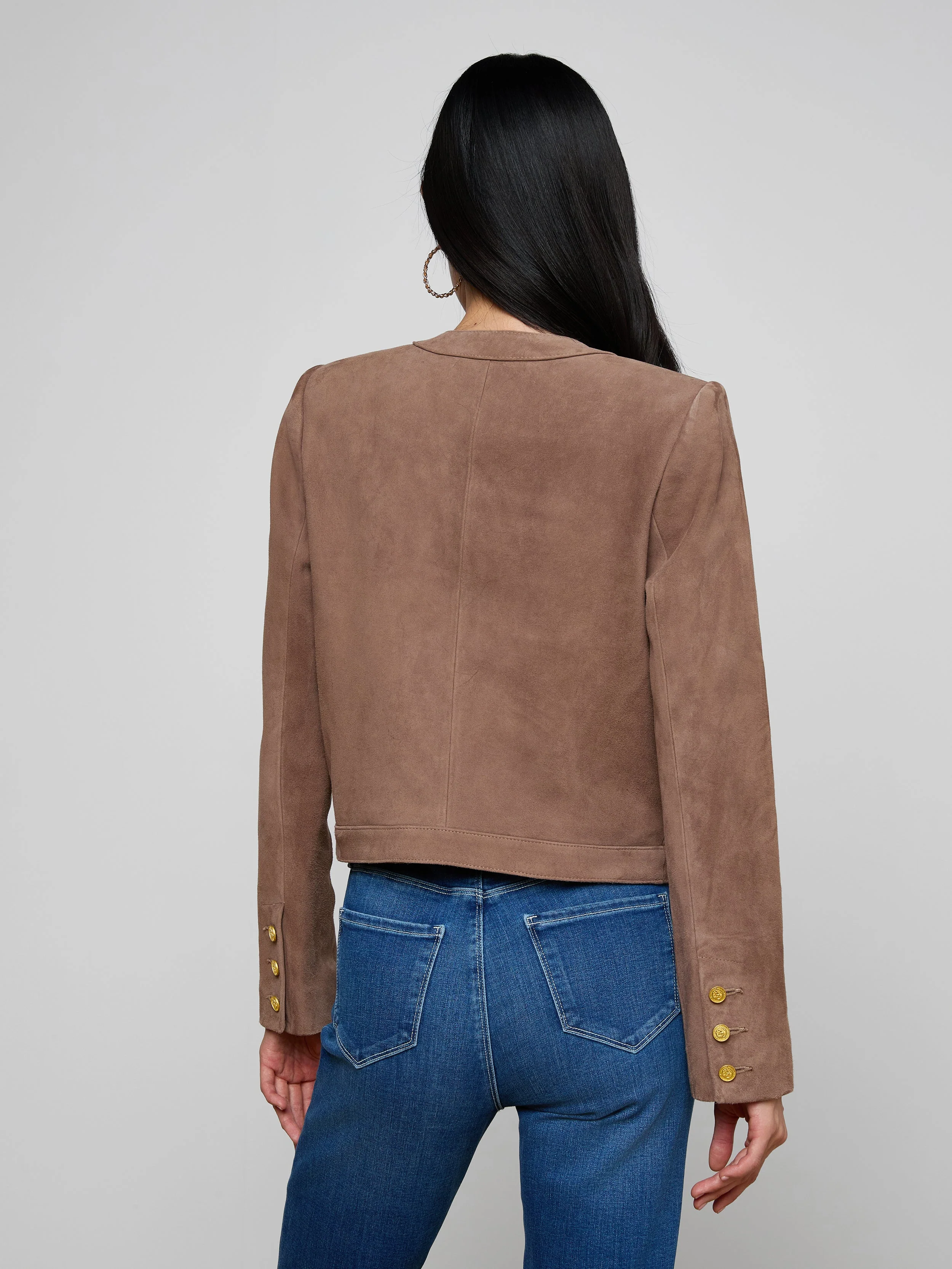 L'AGENCE - Jayde Collarless Jacket - Image 6