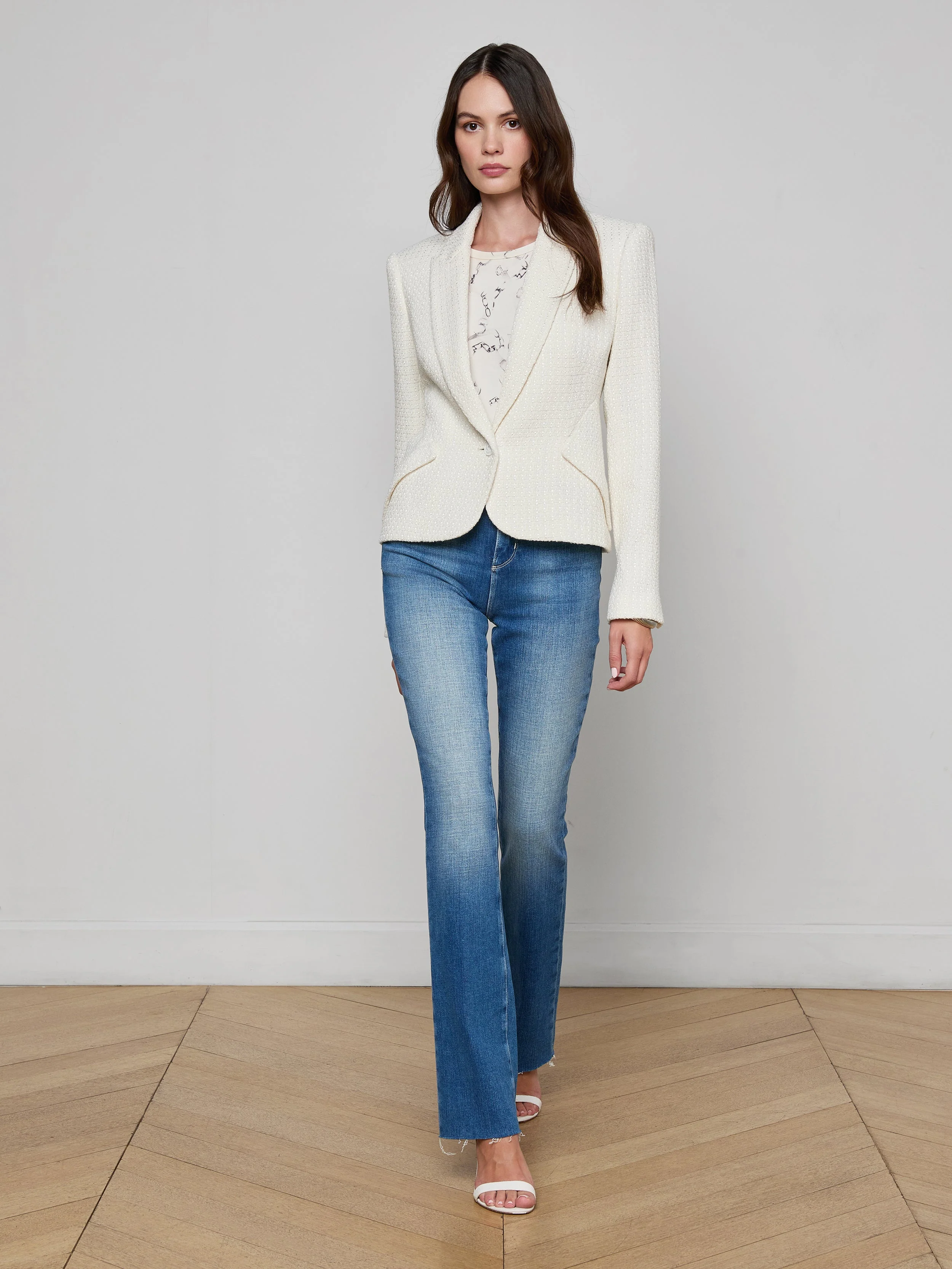 L'AGENCE - Jennah Tweed Blazer - Image 3