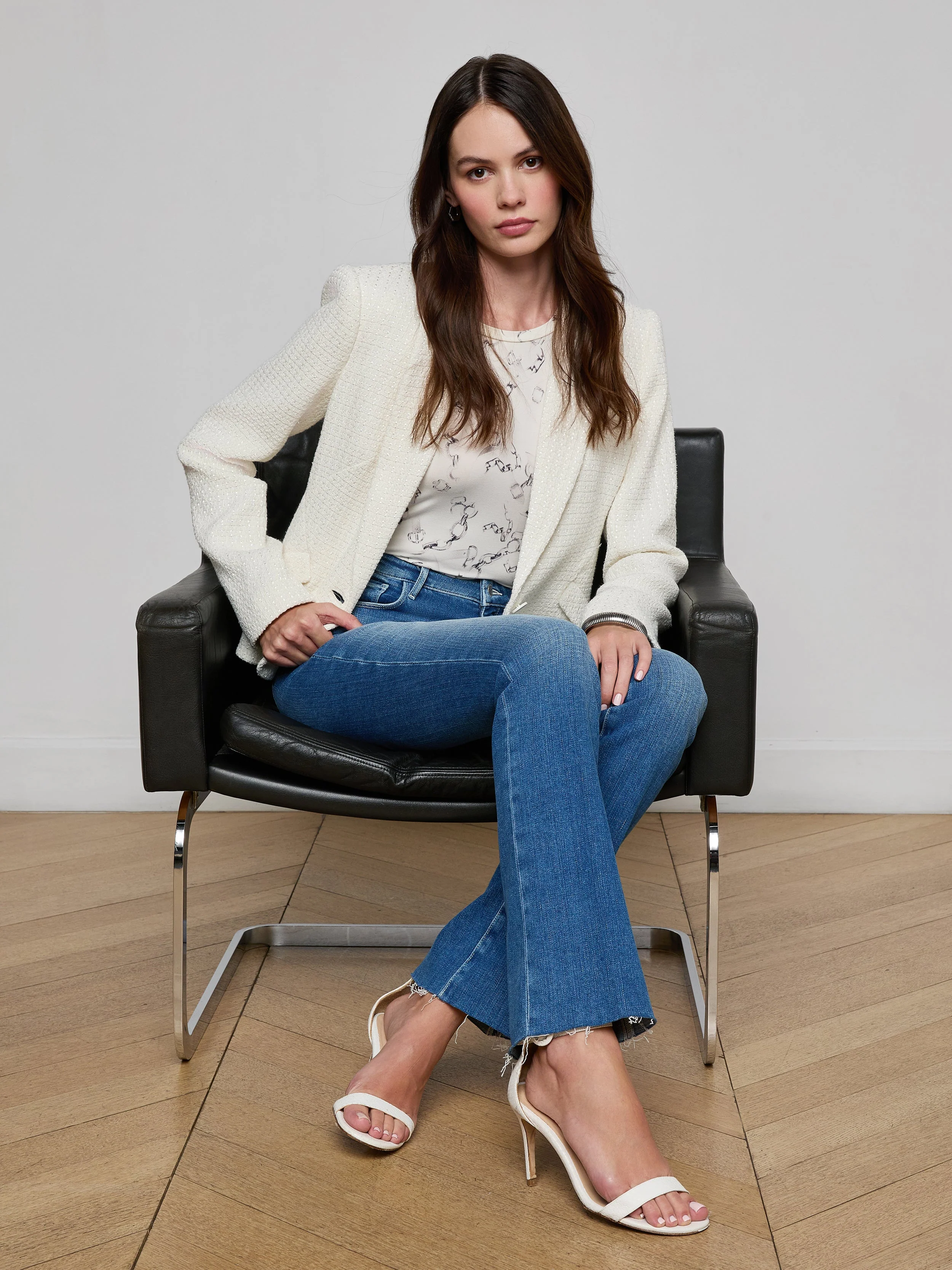 L'AGENCE - Jennah Tweed Blazer - Image 5