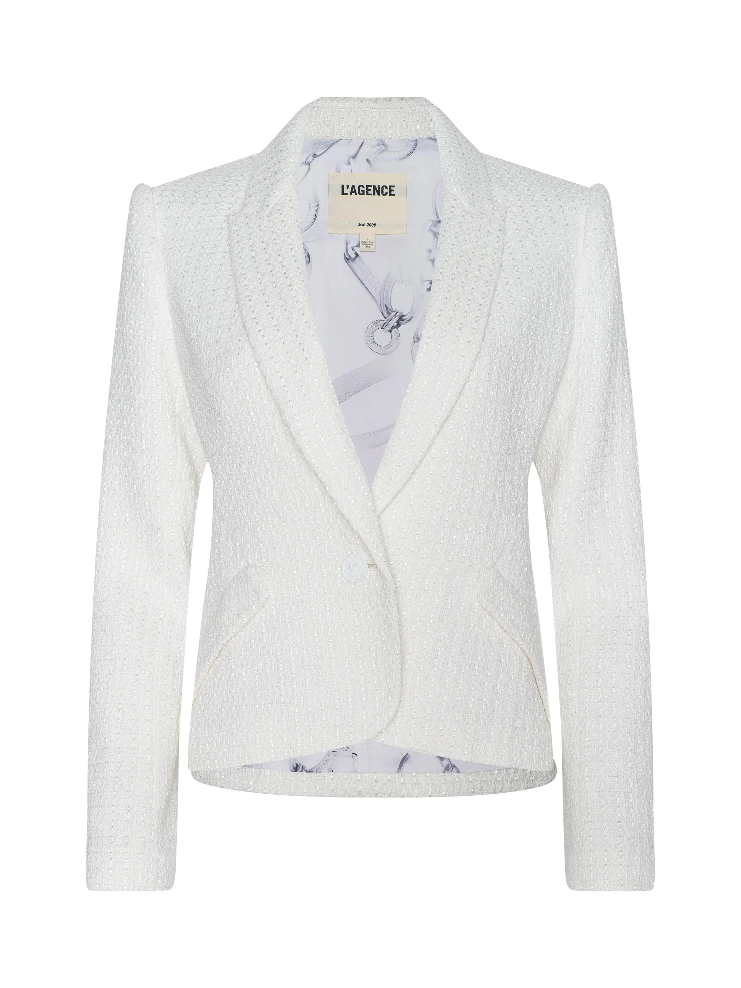 L'AGENCE - Jennah Tweed Blazer - Image 8