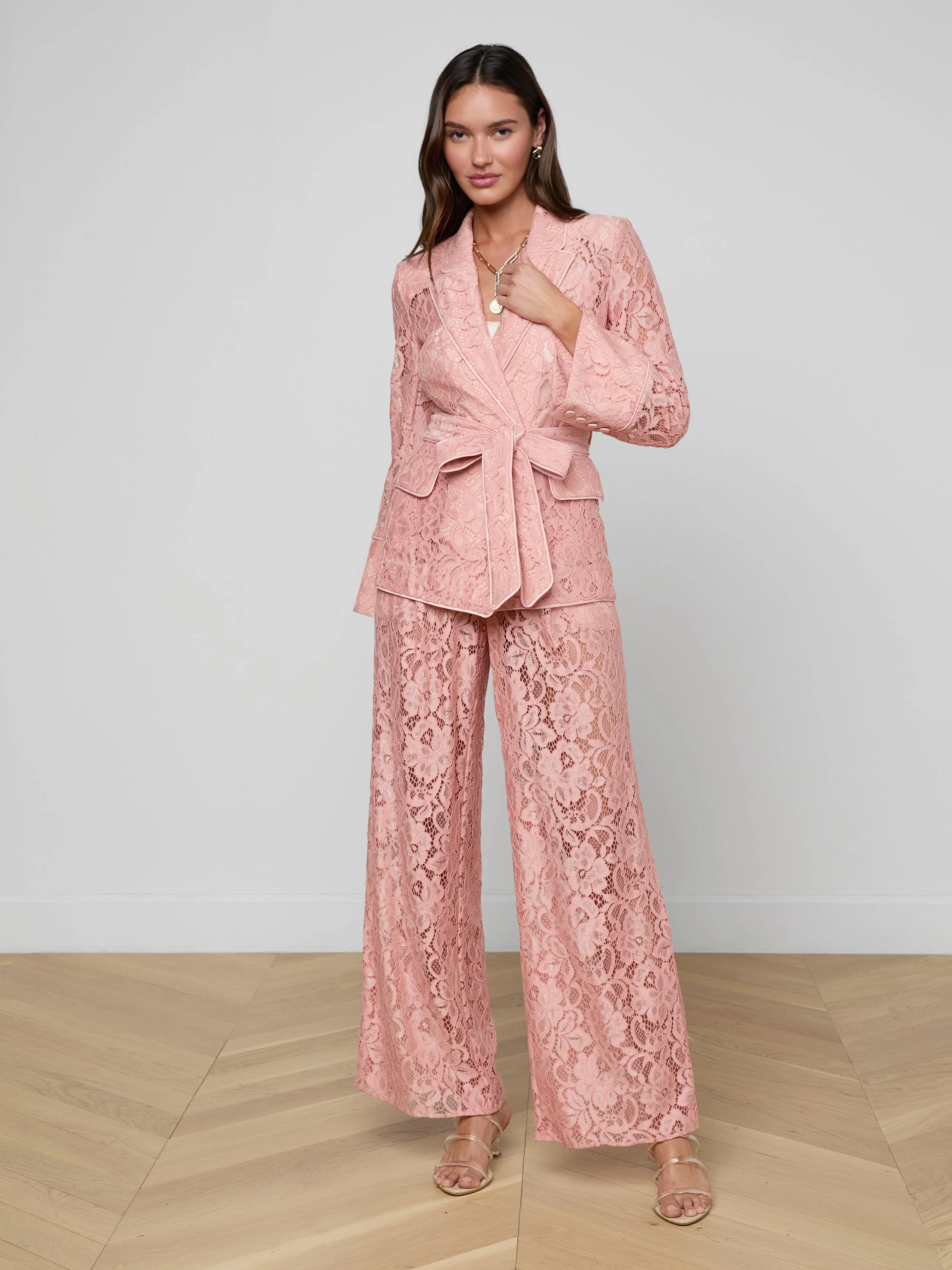 L'AGENCE - Jordana Lace Blazer - Image 3