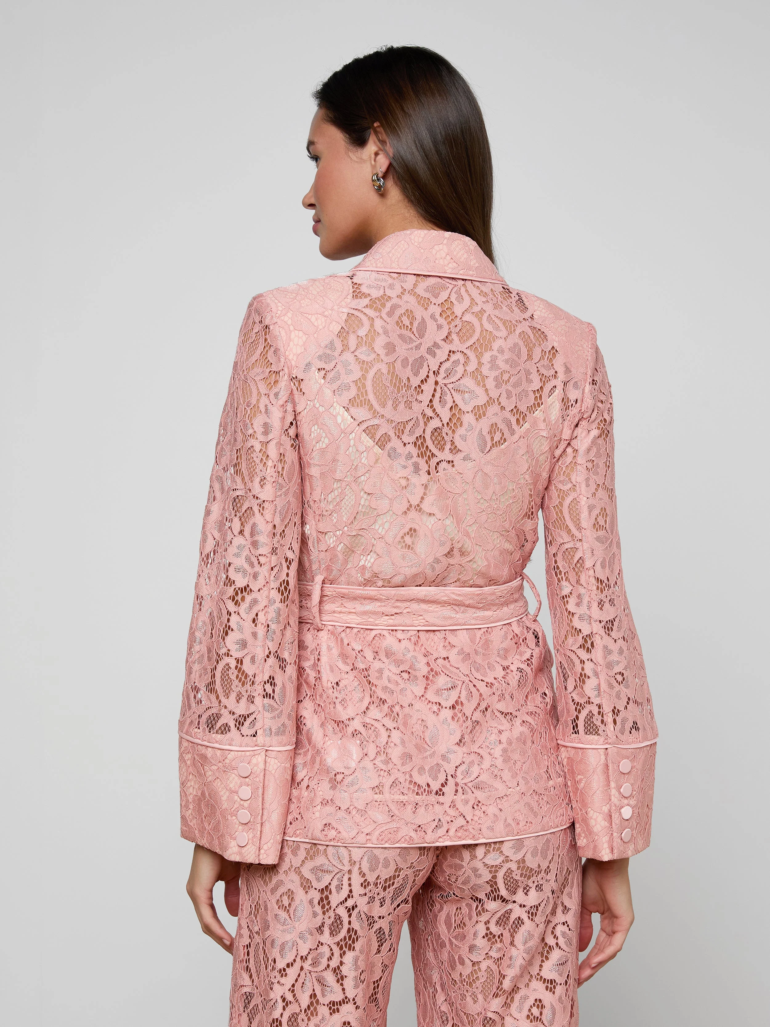 L'AGENCE - Jordana Lace Blazer - Image 4