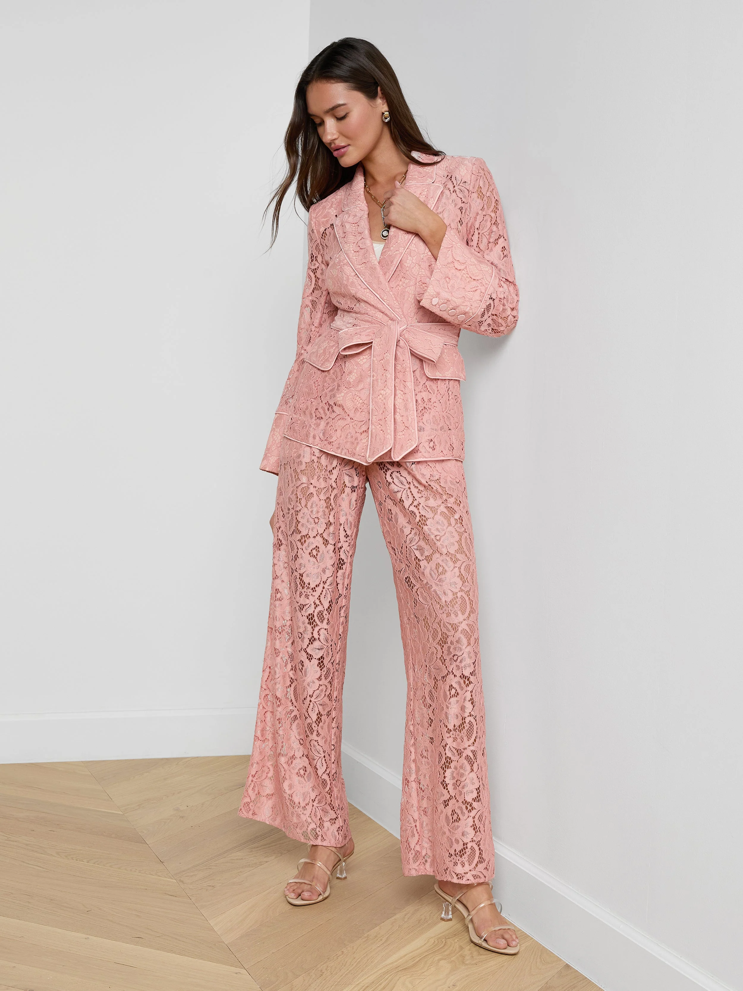 L'AGENCE - Jordana Lace Blazer - Image 5