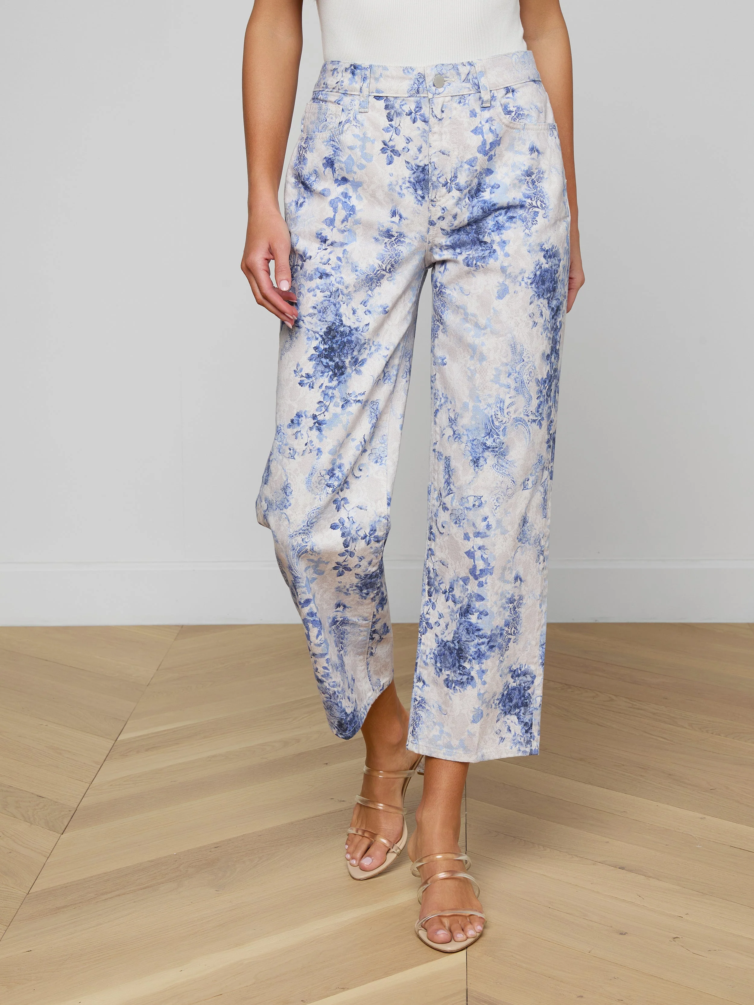 L'AGENCE - June Cropped Stovepipe Jean - Image 3