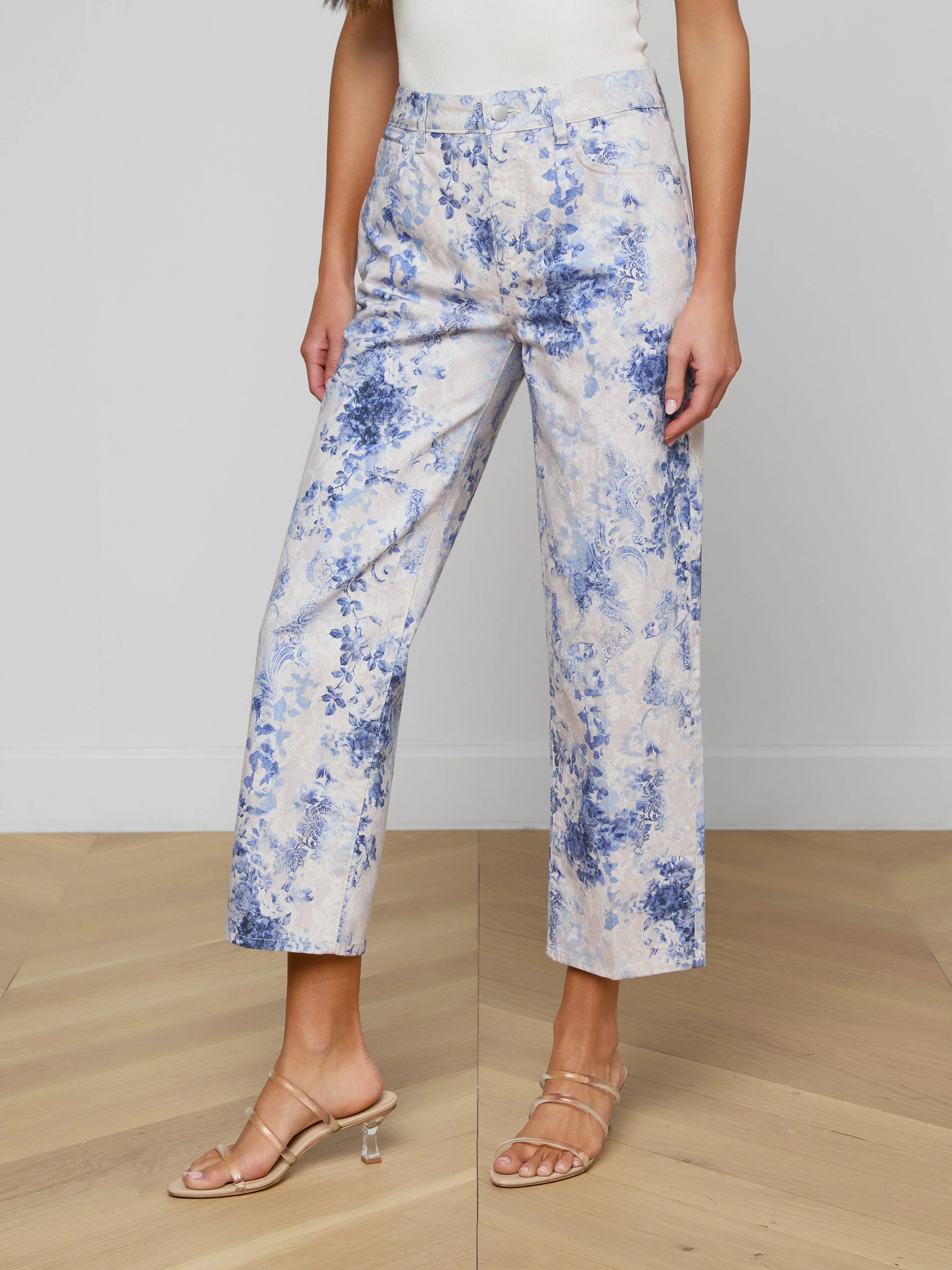 L'AGENCE - June Cropped Stovepipe Jean - Image 4