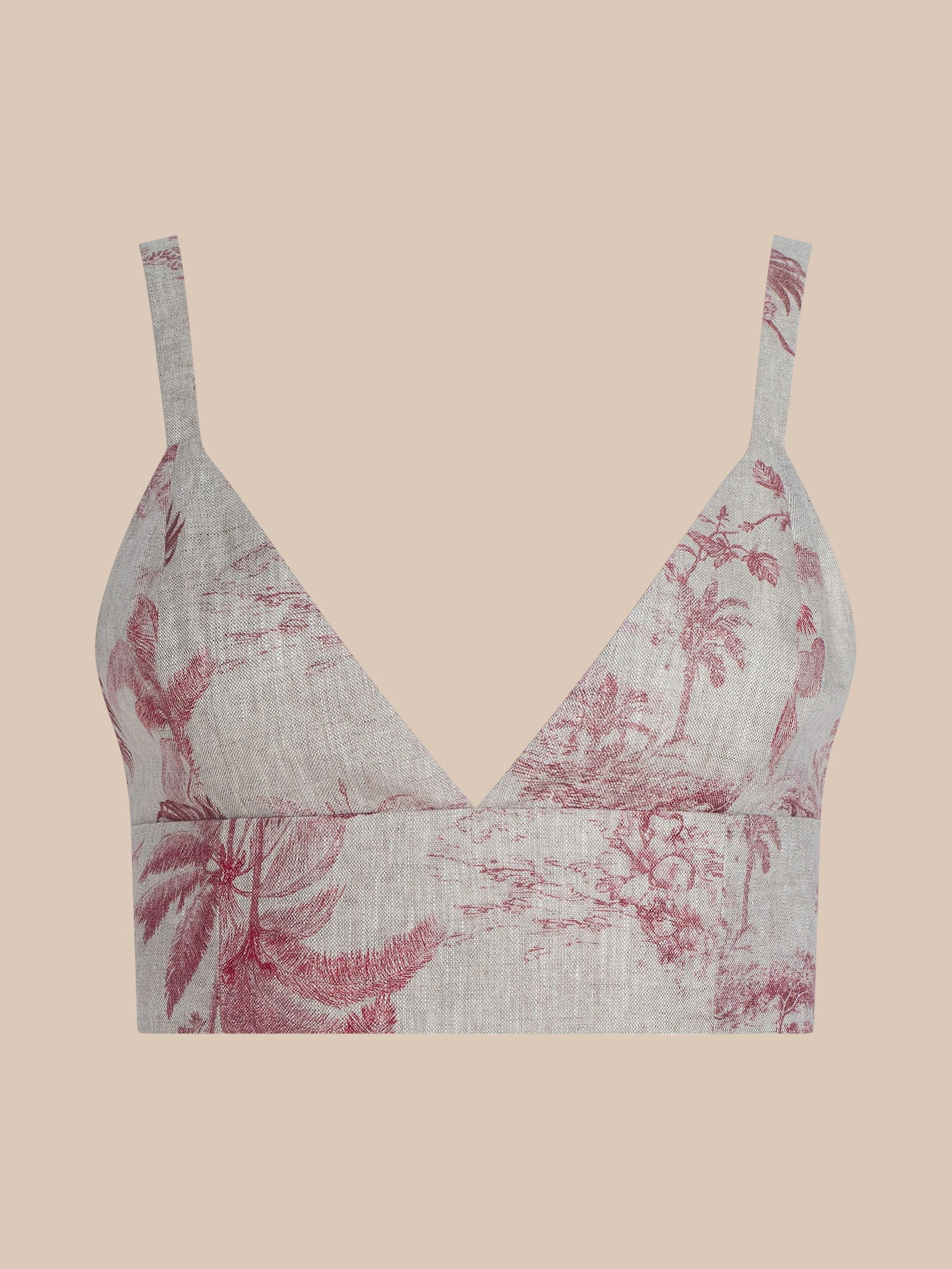 L'AGENCE - Kaori Linen Bralette Top - Image 5