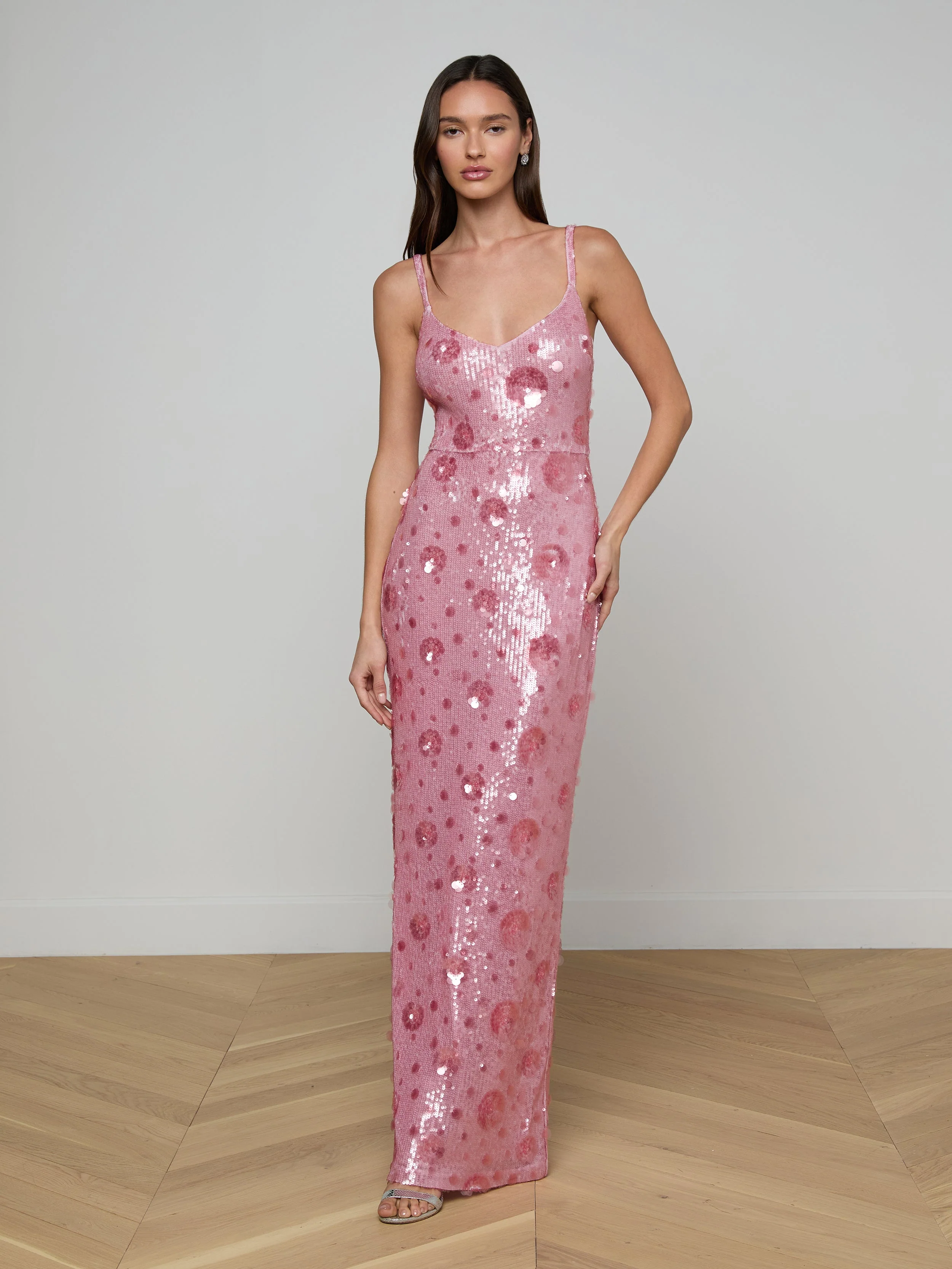 L'AGENCE - Karma Sequin Maxi Dress - Image 2