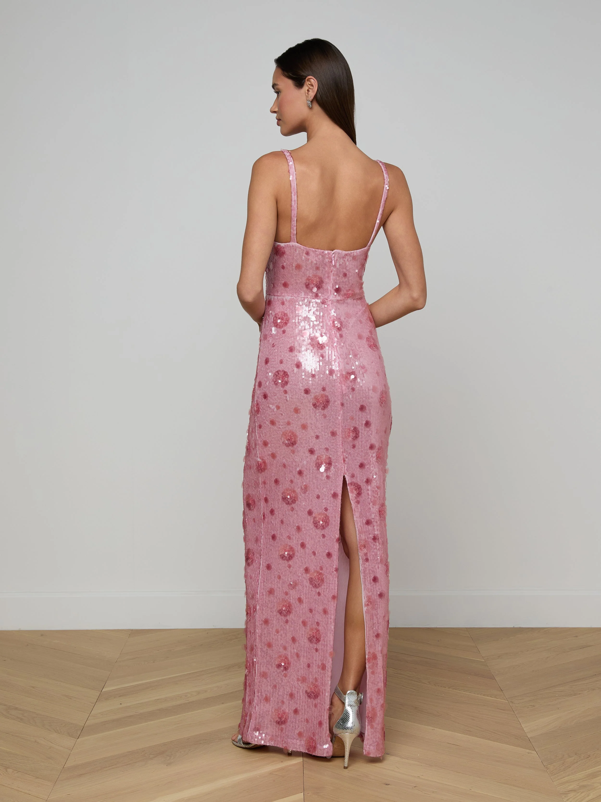 L'AGENCE - Karma Sequin Maxi Dress - Image 5