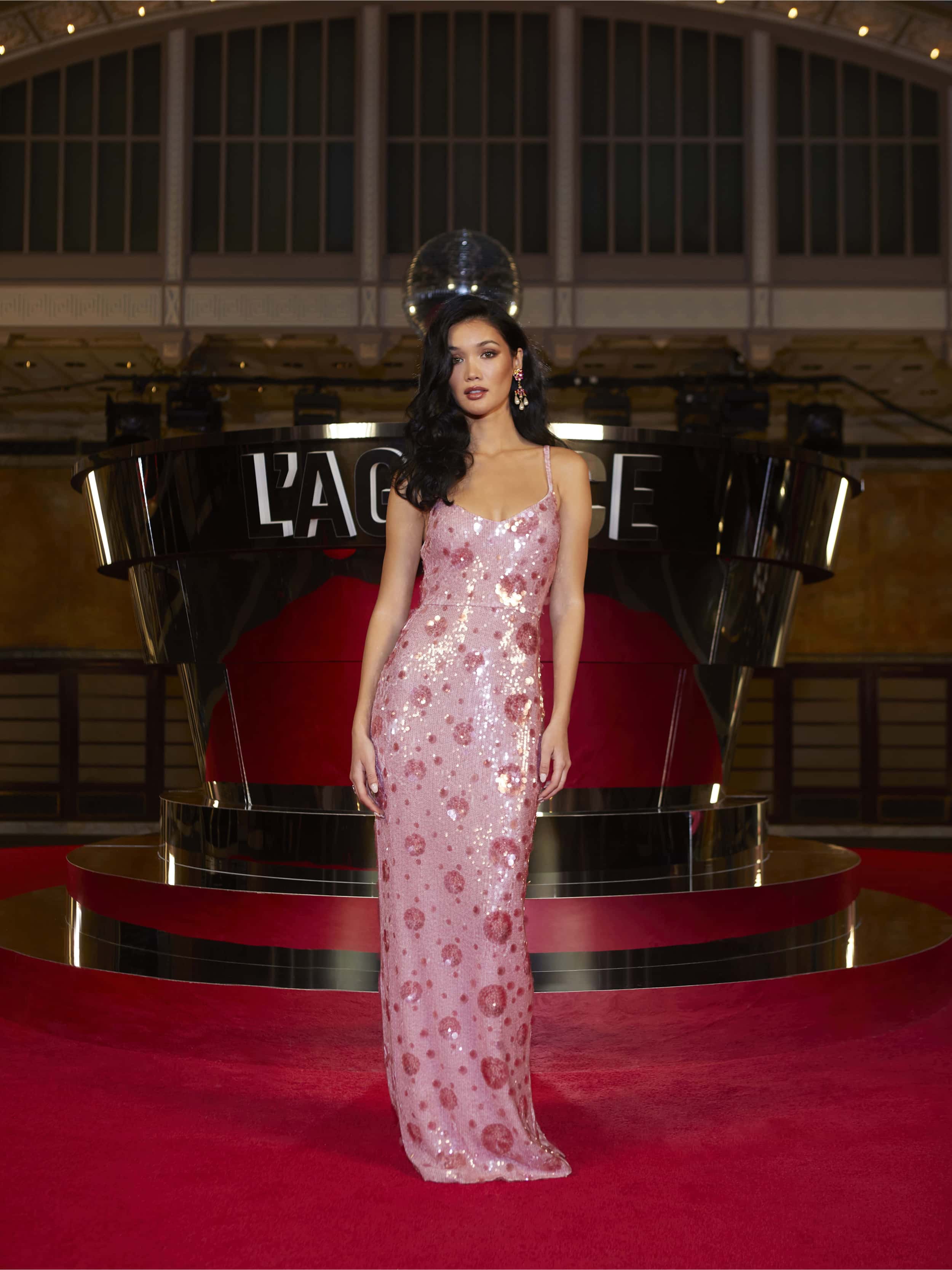 L'AGENCE - Karma Sequin Maxi Dress - Image 6