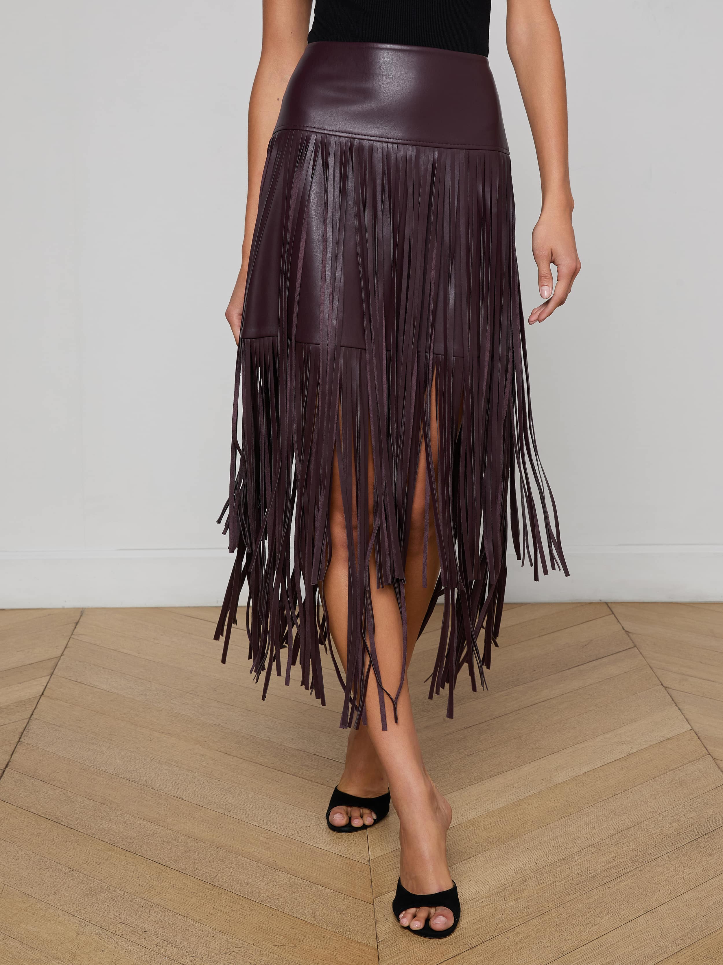 L'AGENCE - Karolina Fringe Skirt - Image 2